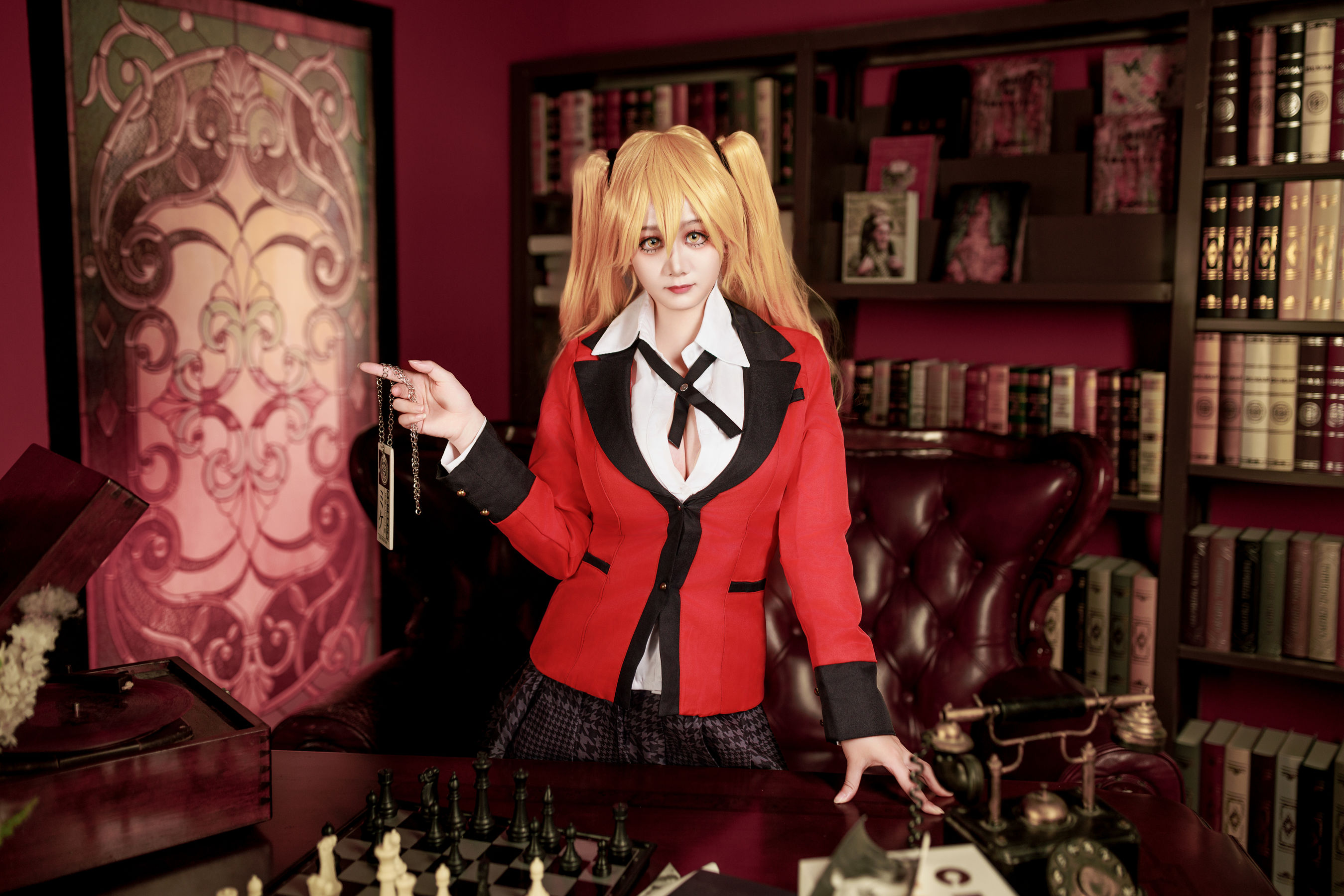 阿雪雪 - 狂赌之渊 早乙女芽亚里 制服/(89P)