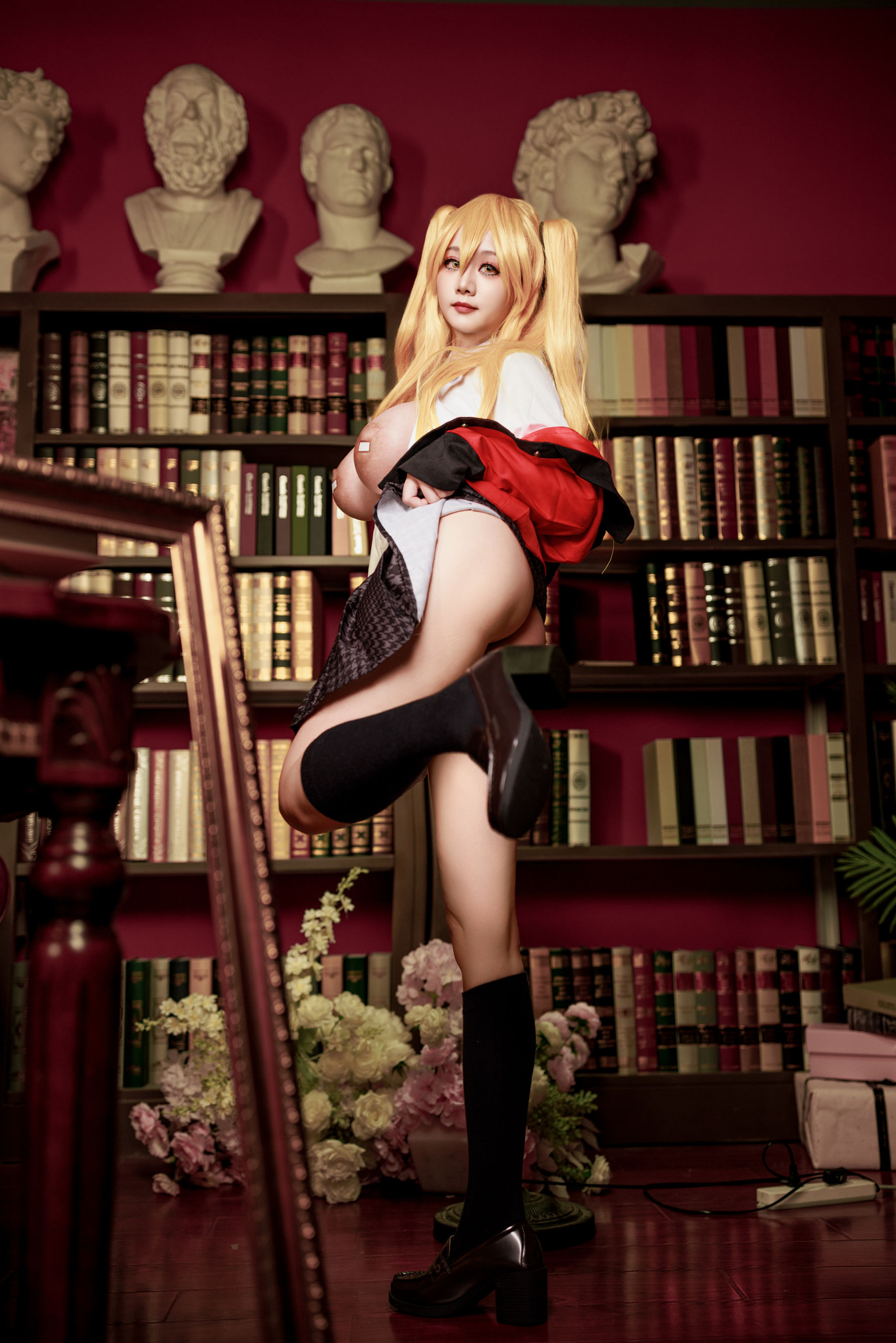 阿雪雪 - 狂赌之渊 早乙女芽亚里 制服/(89P)