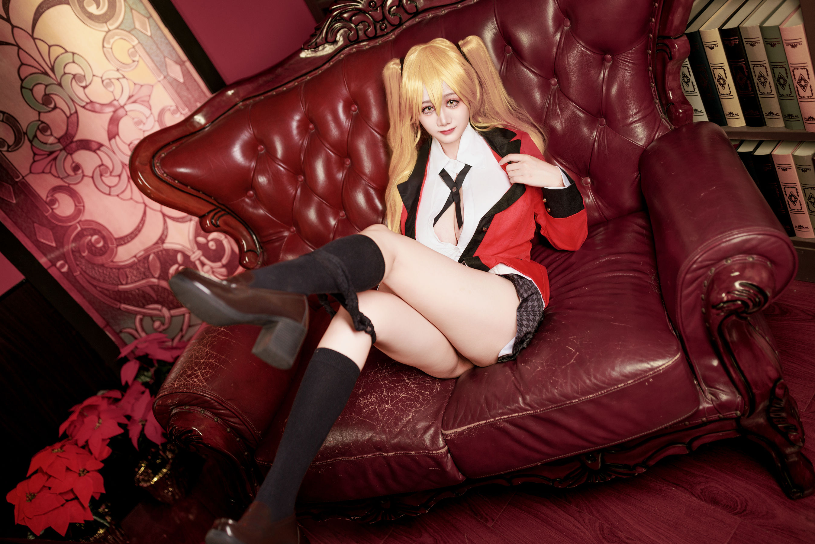 阿雪雪 - 狂赌之渊 早乙女芽亚里 制服/(89P)