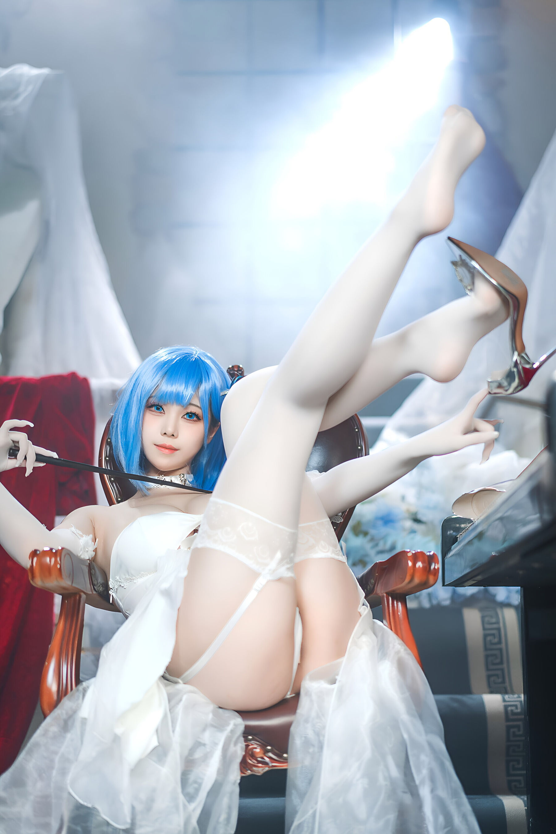 萌系小姐姐 蜜汁猫裘 - 碧蓝航线 恰巴耶夫白骑兵/(103P)