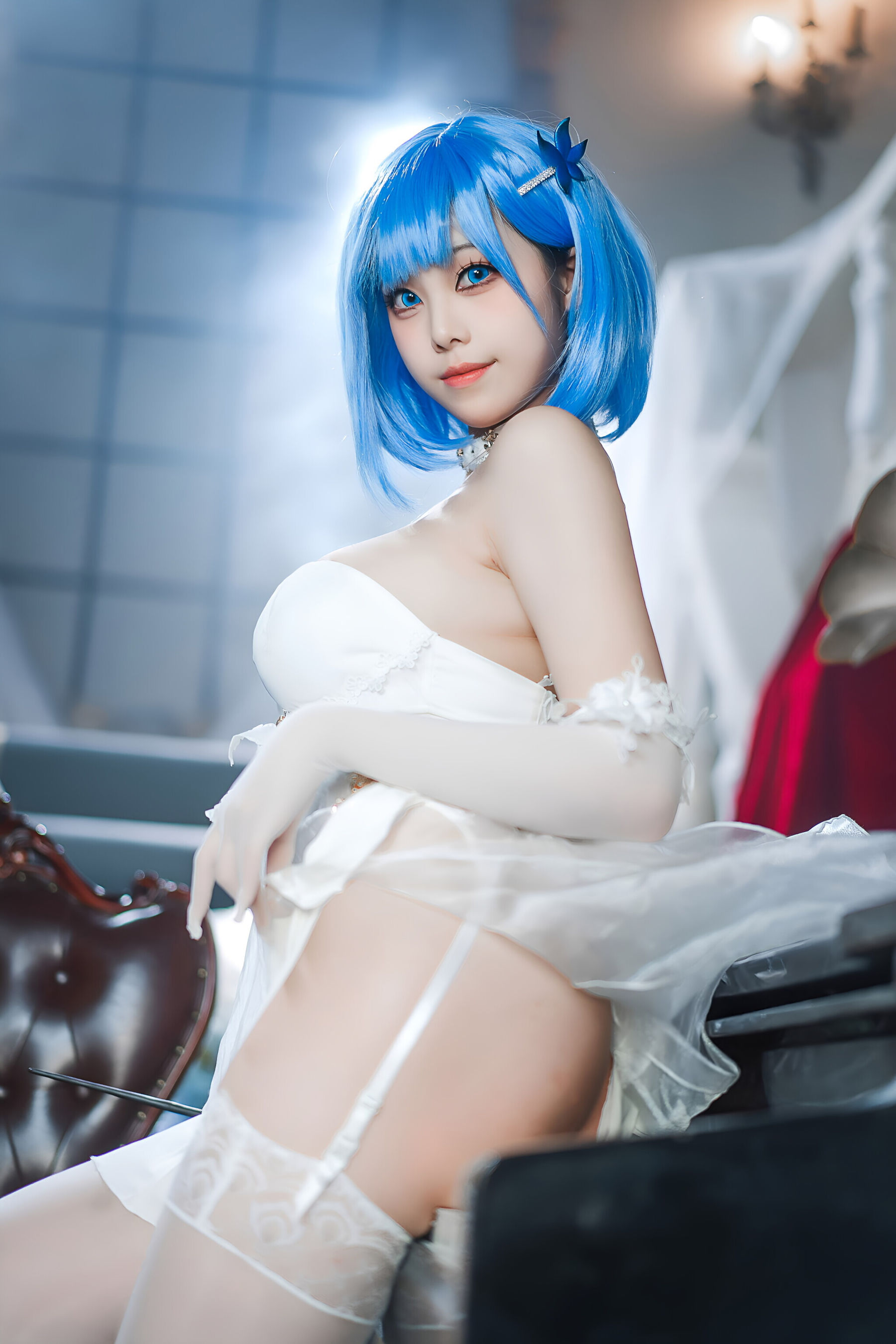 萌系小姐姐 蜜汁猫裘 - 碧蓝航线 恰巴耶夫白骑兵/(103P)