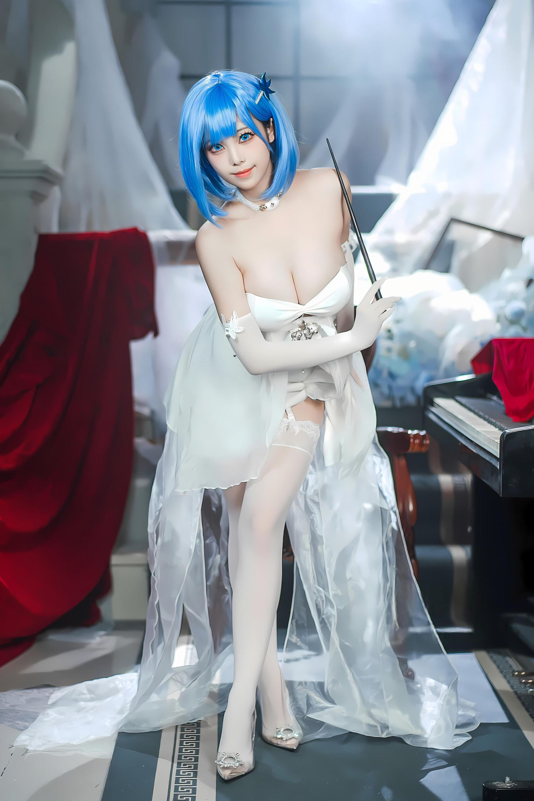 萌系小姐姐 蜜汁猫裘 - 碧蓝航线 恰巴耶夫白骑兵/(103P)