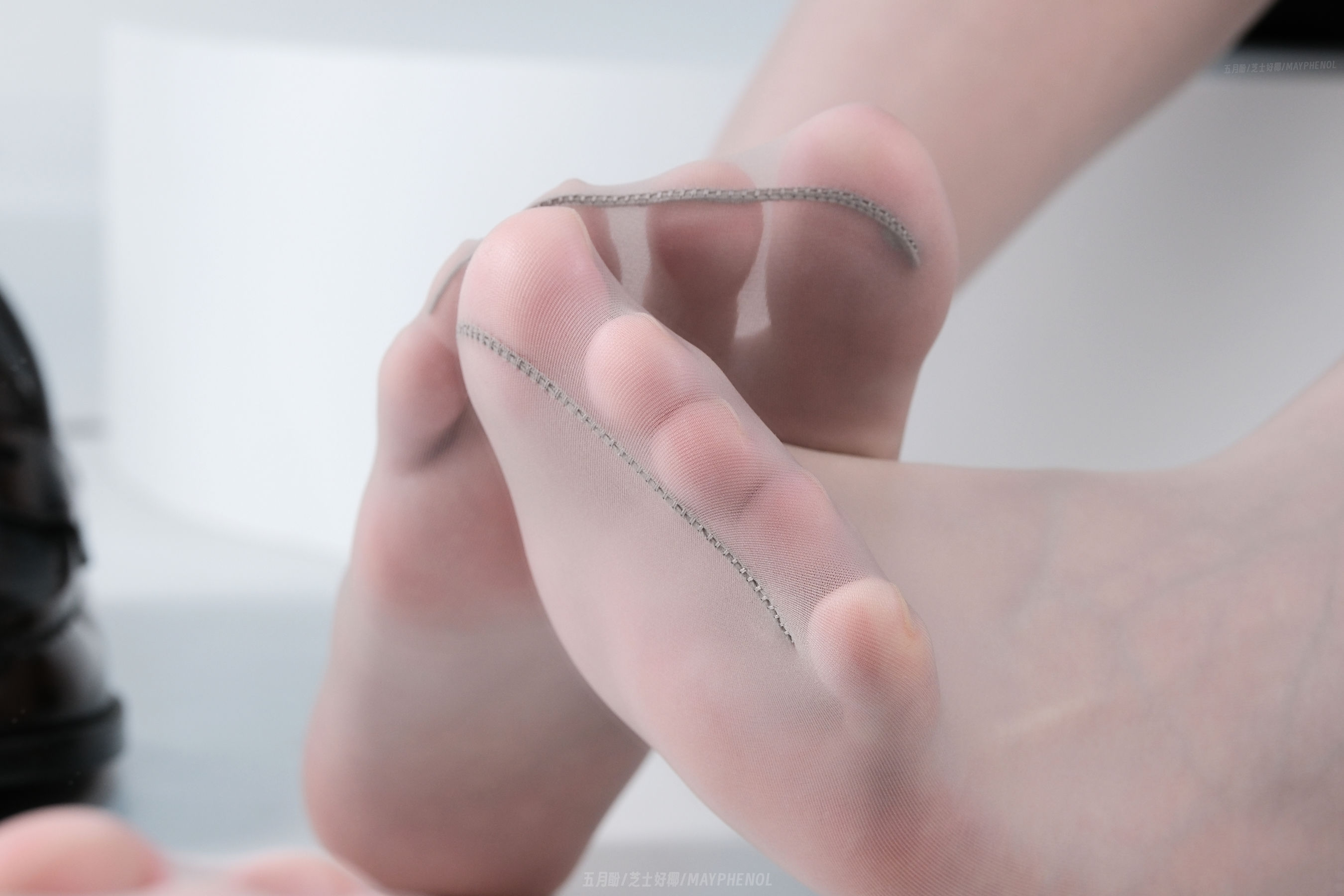 芝士好椰  - 第一次拍薄灰丝/(12P)