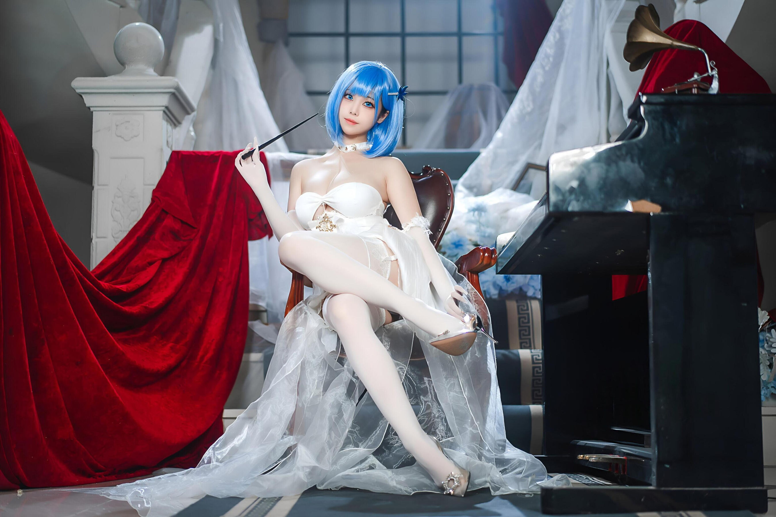 萌系小姐姐 蜜汁猫裘 - 碧蓝航线 恰巴耶夫白骑兵/(103P)