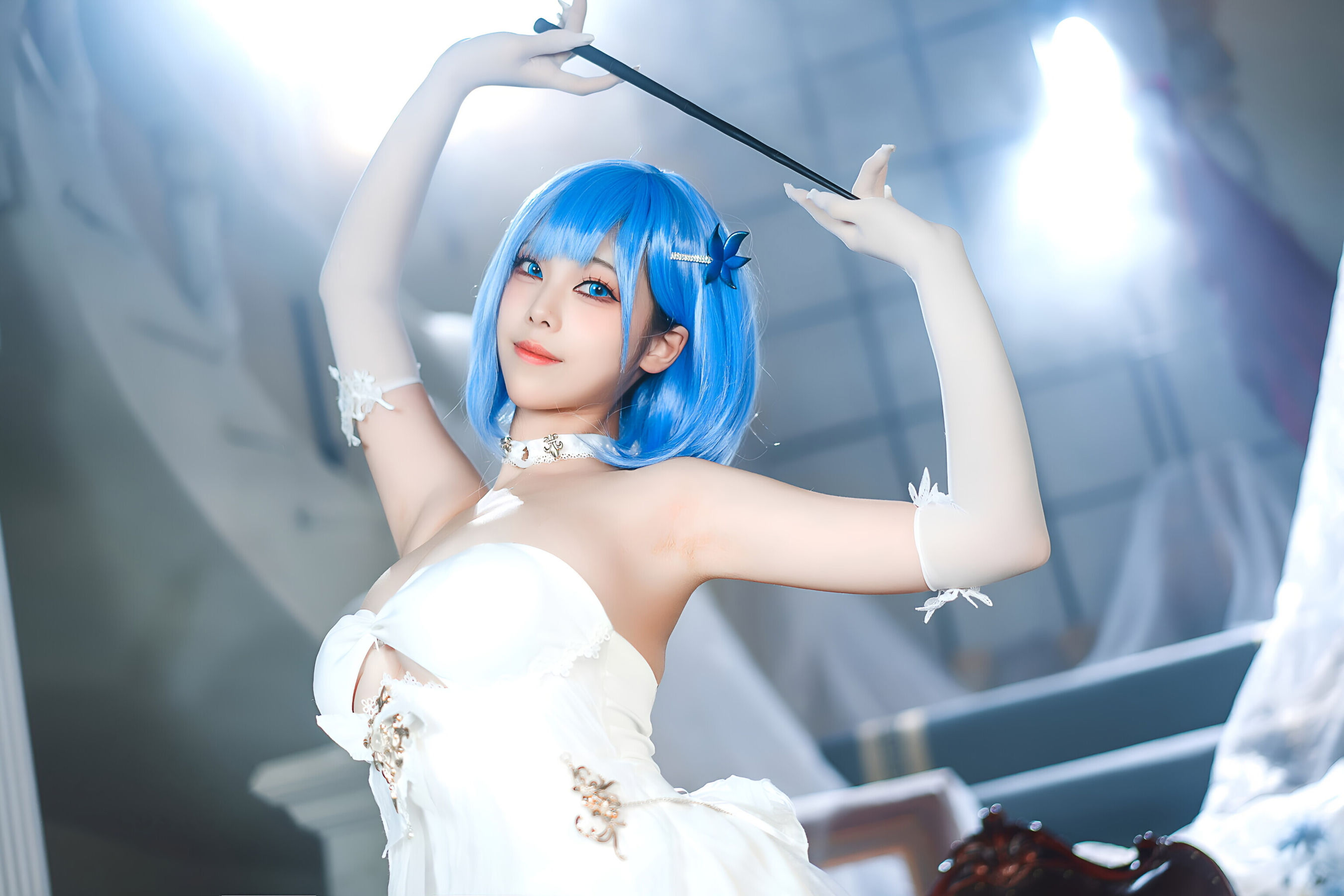 萌系小姐姐 蜜汁猫裘 - 碧蓝航线 恰巴耶夫白骑兵/(103P)