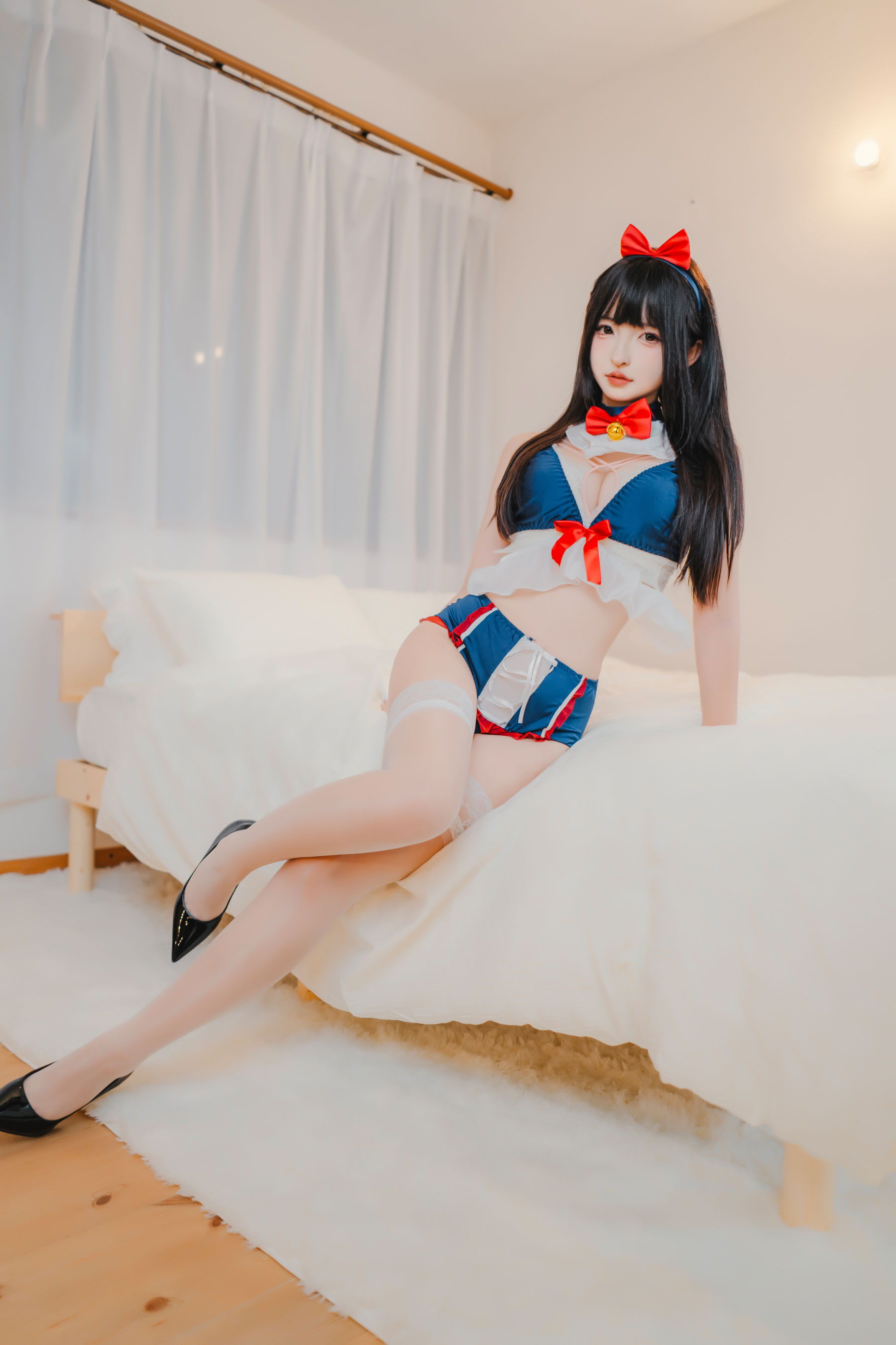 萝莉 神楽板真冬 之白丝猫娘/(75P)