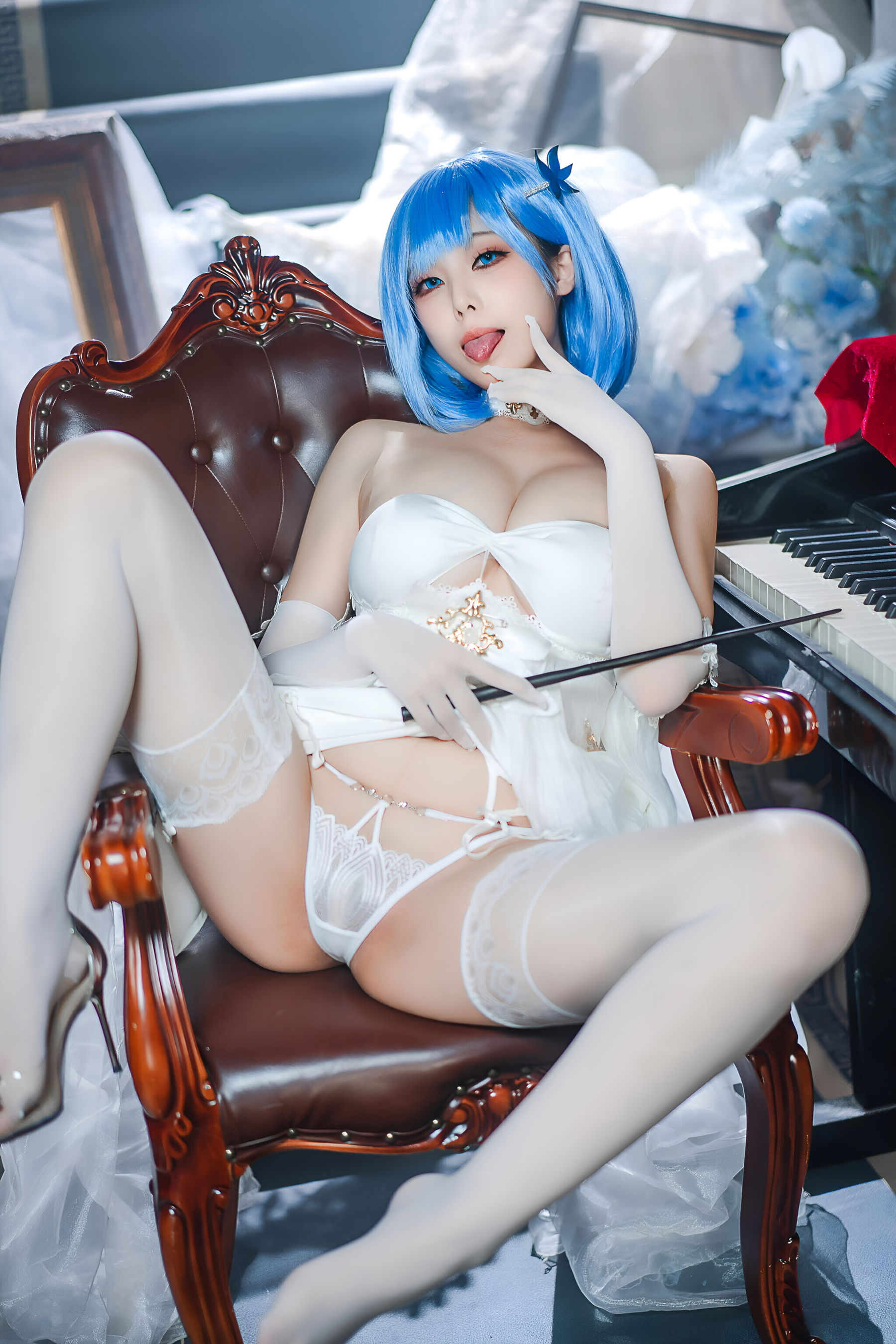 萌系小姐姐 蜜汁猫裘 - 碧蓝航线 恰巴耶夫白骑兵/(103P)