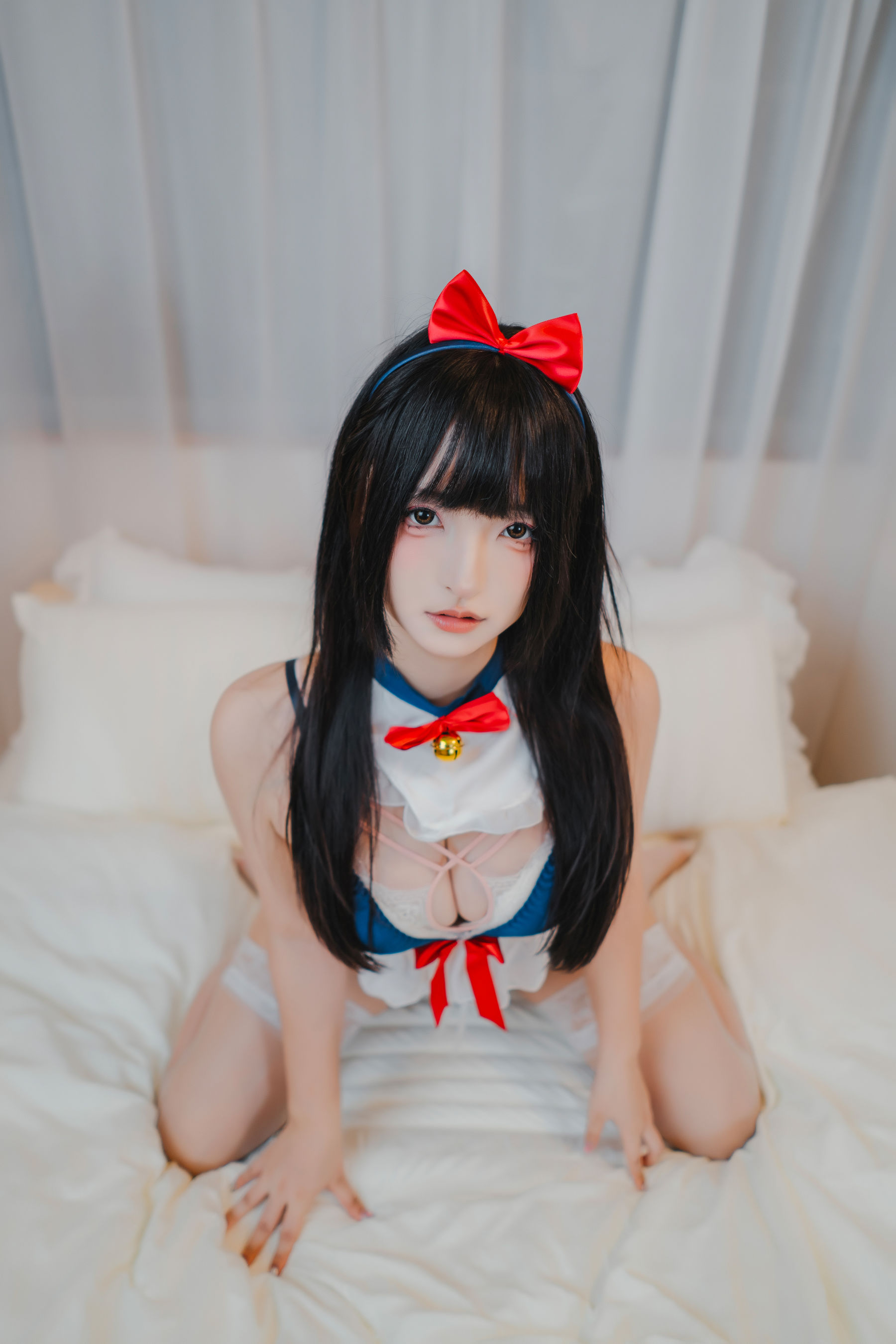 萝莉 神楽板真冬 之白丝猫娘/(75P)