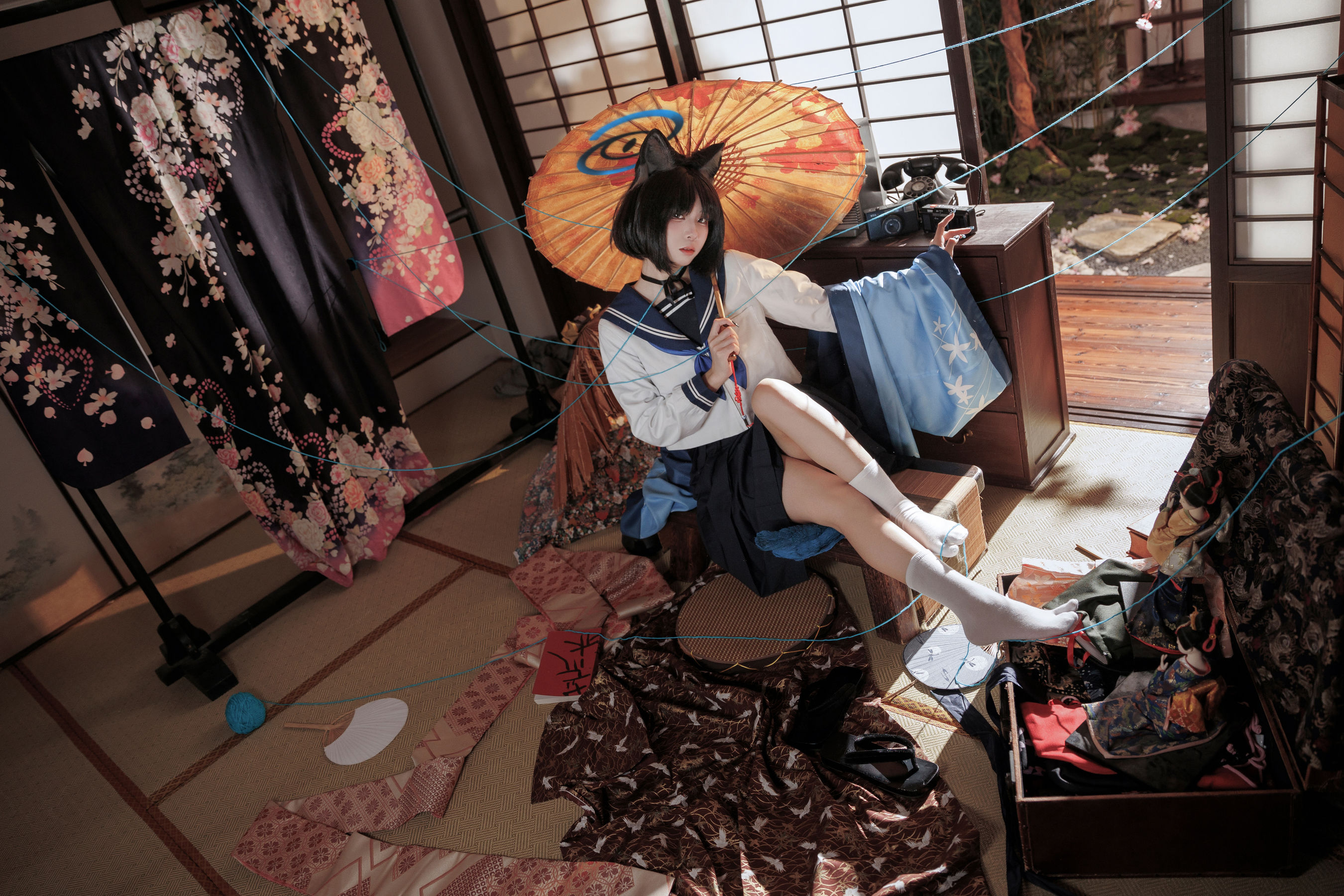 纸悦Etsu ko - 桔梗毛线团/(25P)