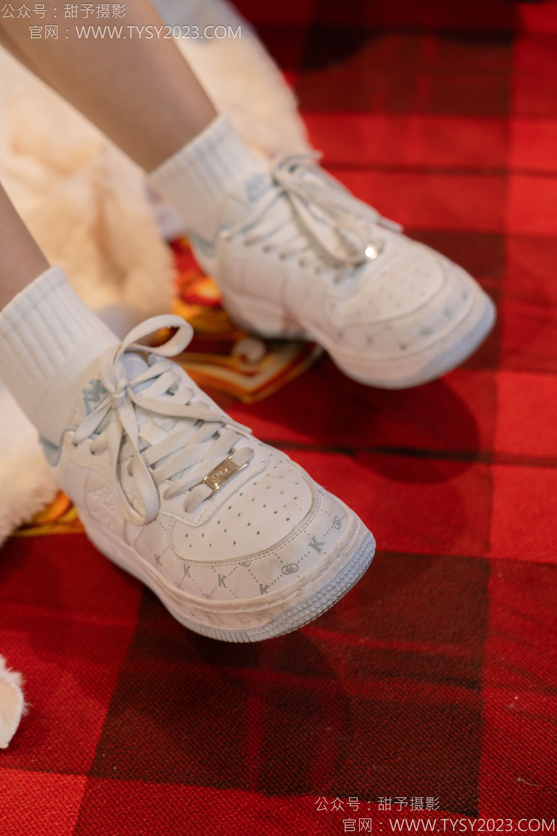 甜予摄影 No.131 璇璇 - 板鞋、白棉袜、薄肉丝/(131P)