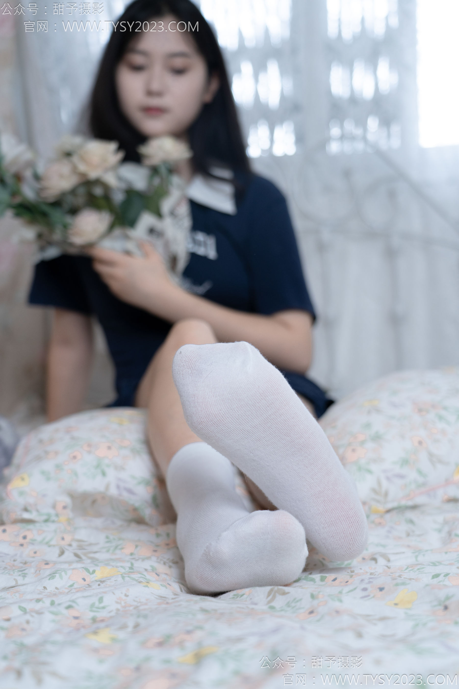 甜予摄影 No.138 土豆 - 板鞋、白棉袜、裸足/(136P)