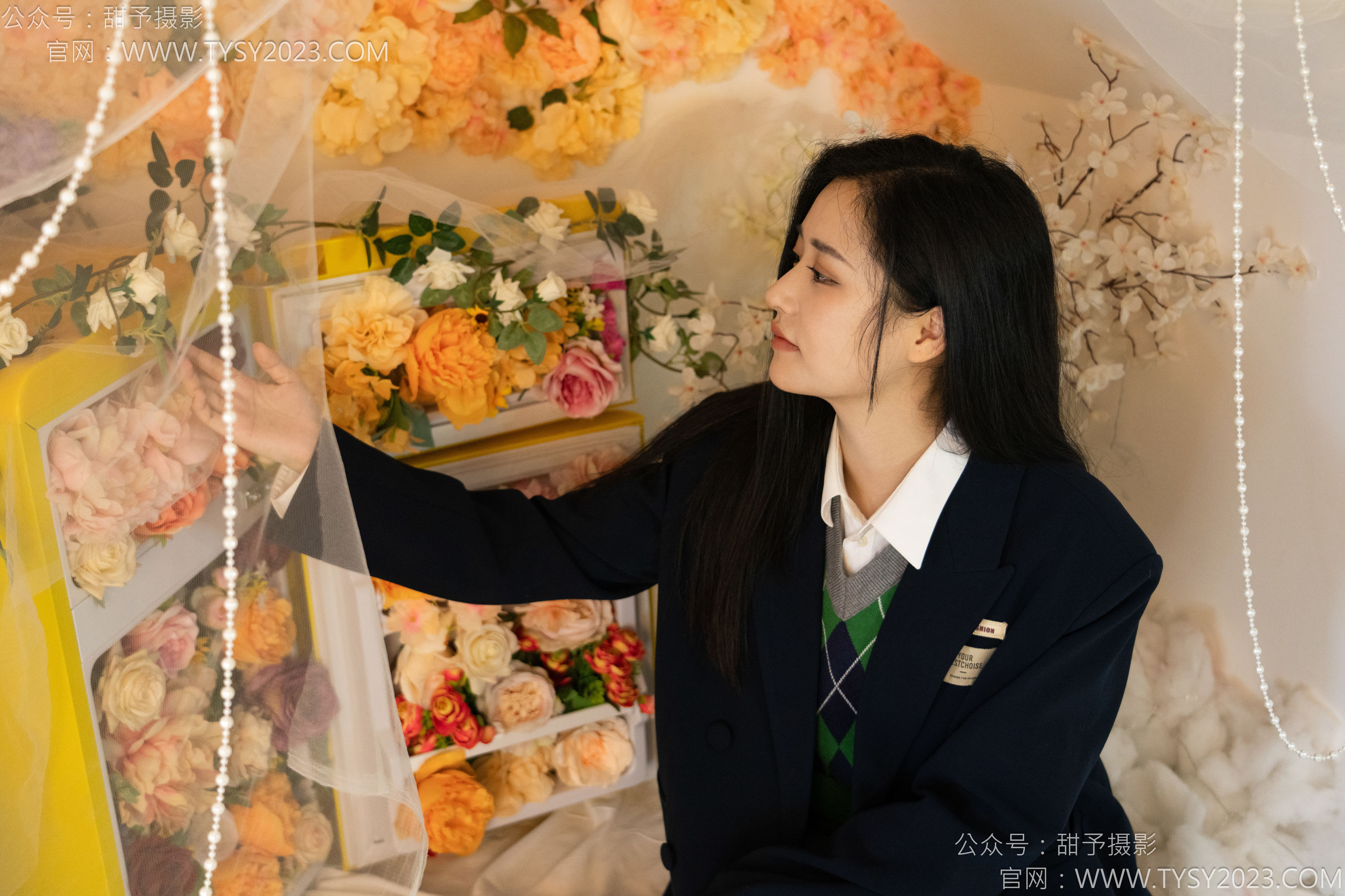 甜予摄影 NO.139 澜澜 - 皮鞋、白棉袜、裸足/(116P)