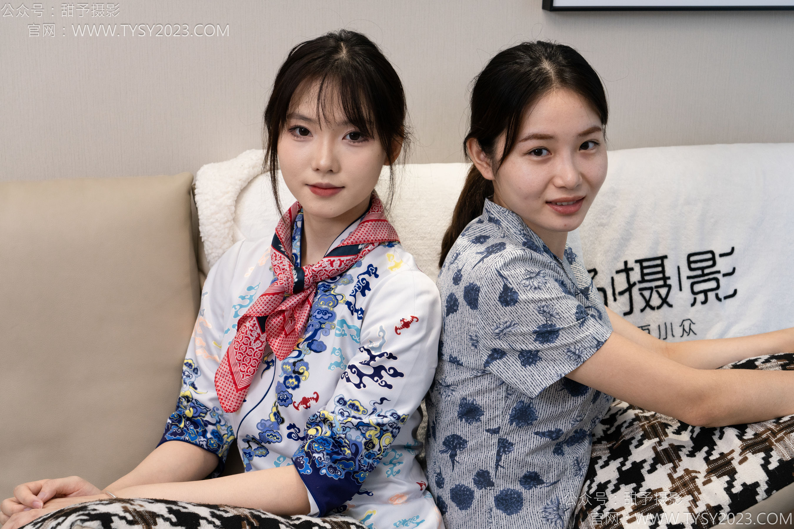 甜予摄影 No.134 璇璇思思 - 高跟鞋、薄白丝、薄灰丝/(132P)