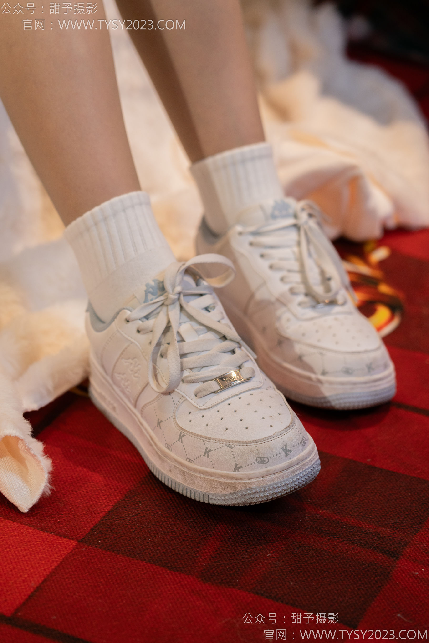 甜予摄影 No.131 璇璇 - 板鞋、白棉袜、薄肉丝/(131P)