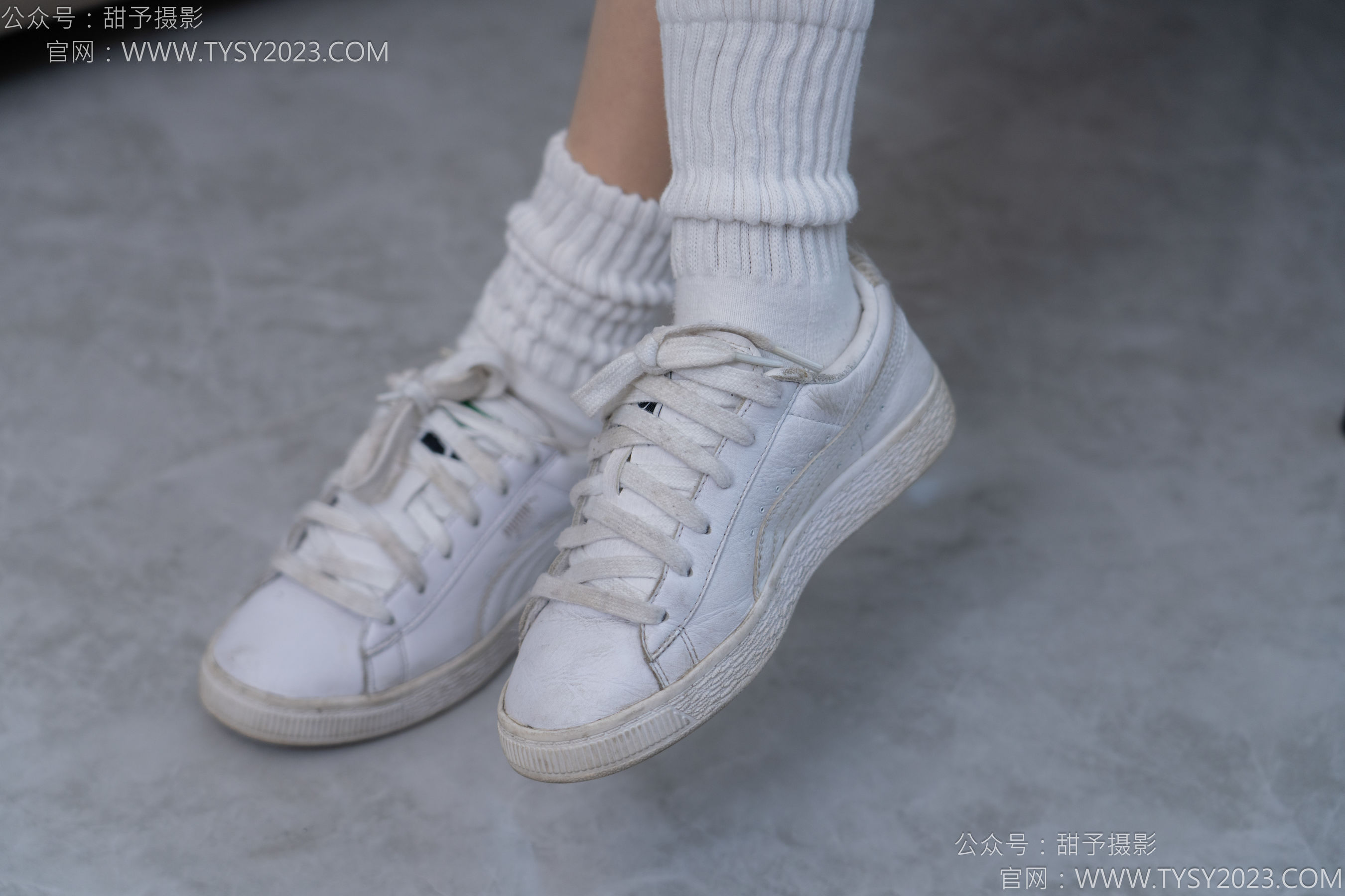 甜予摄影 No.137 澜澜 - 板鞋、白棉袜、薄肉丝/(140P)