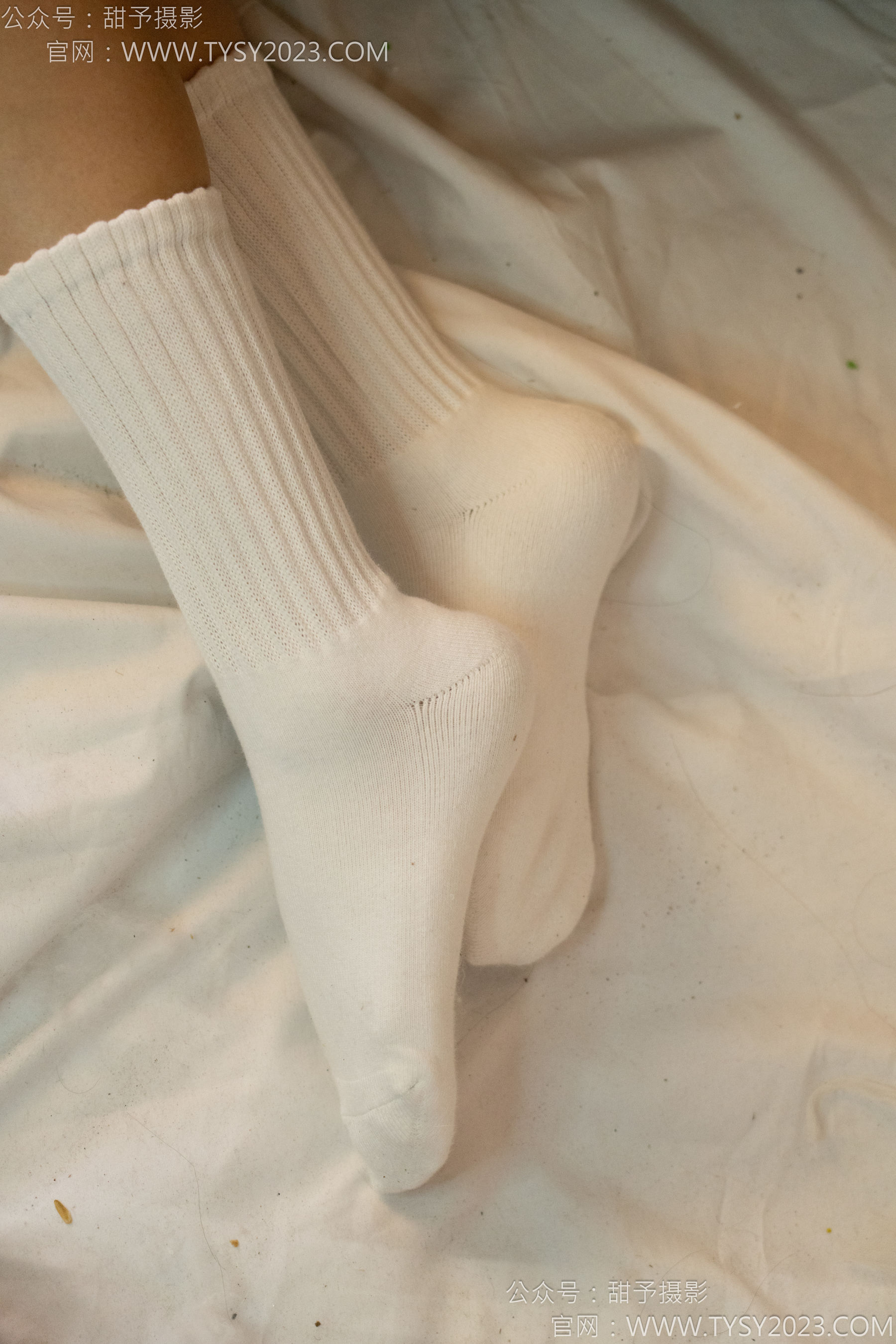 甜予摄影 NO.139 澜澜 - 皮鞋、白棉袜、裸足/(116P)