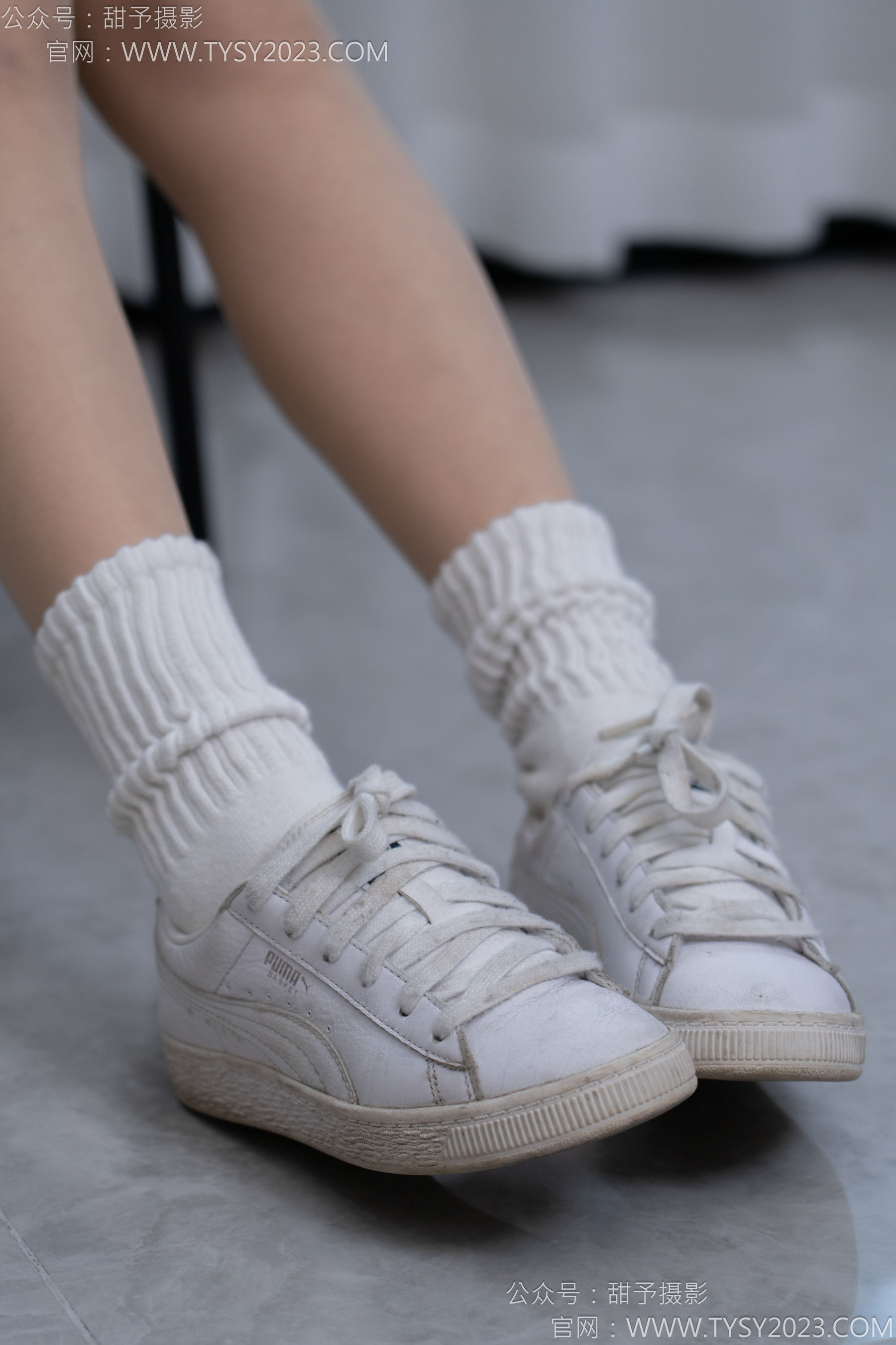 甜予摄影 No.137 澜澜 - 板鞋、白棉袜、薄肉丝/(140P)