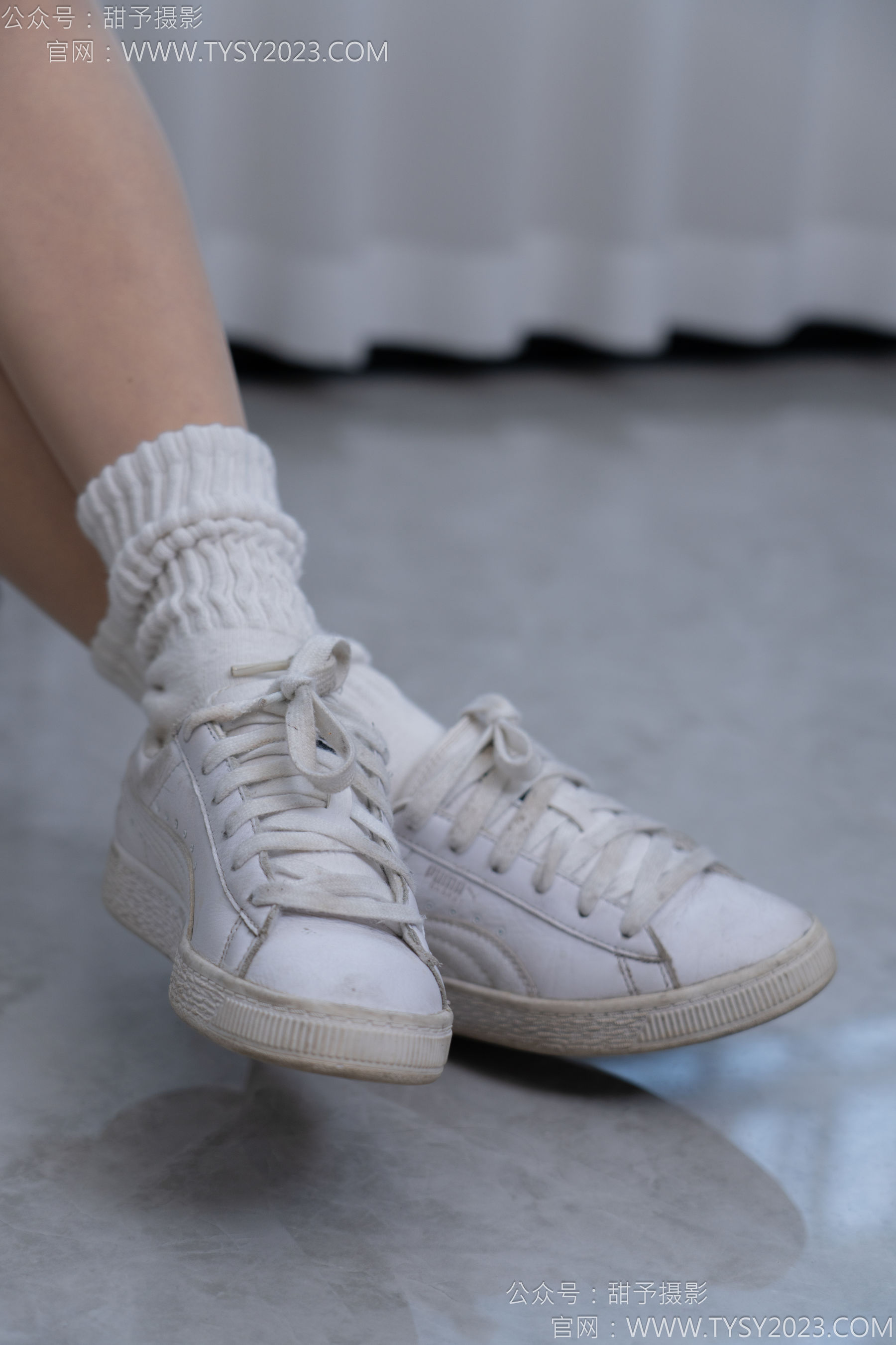 甜予摄影 No.137 澜澜 - 板鞋、白棉袜、薄肉丝/(140P)