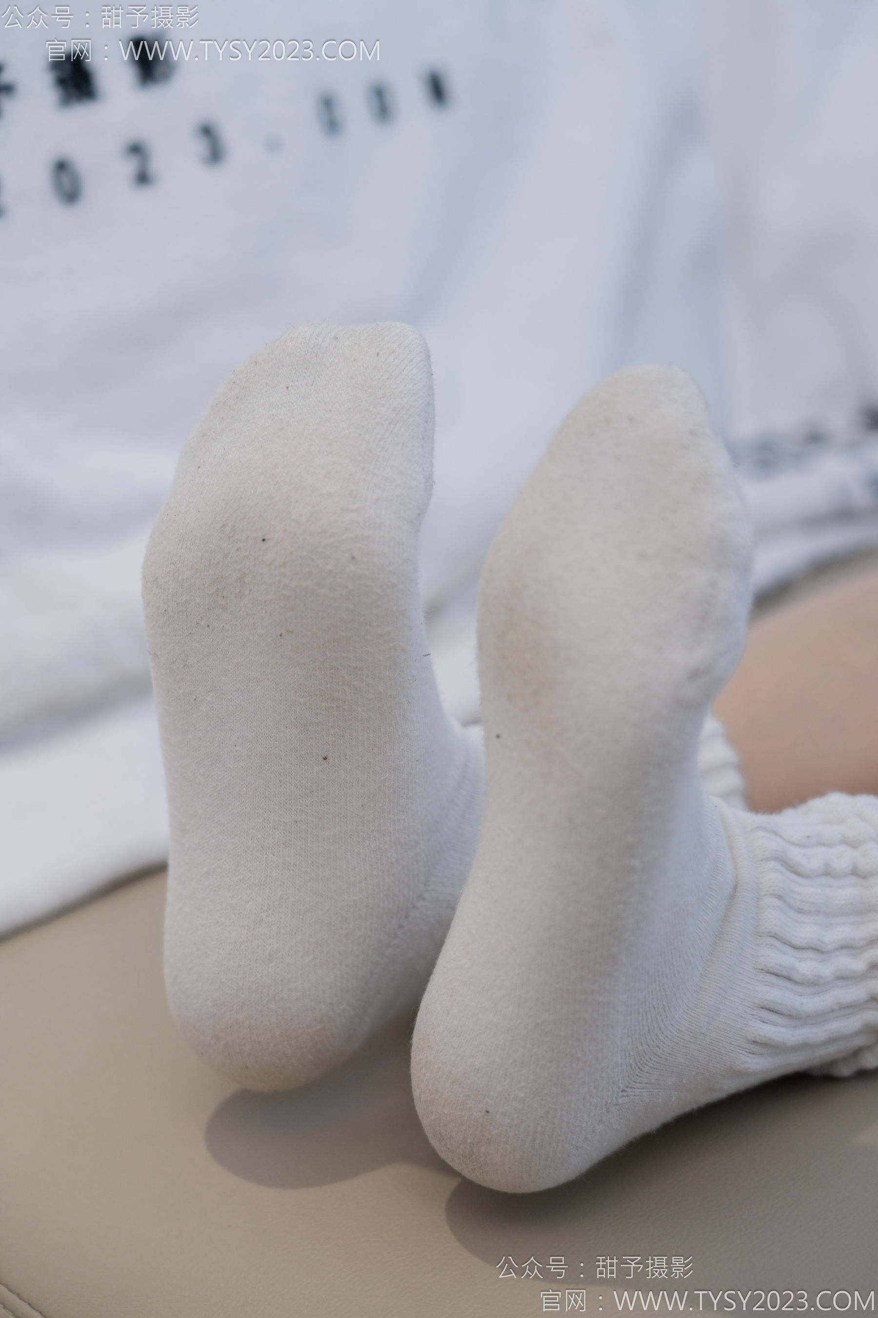 甜予摄影 No.137 澜澜 - 板鞋、白棉袜、薄肉丝/(140P)