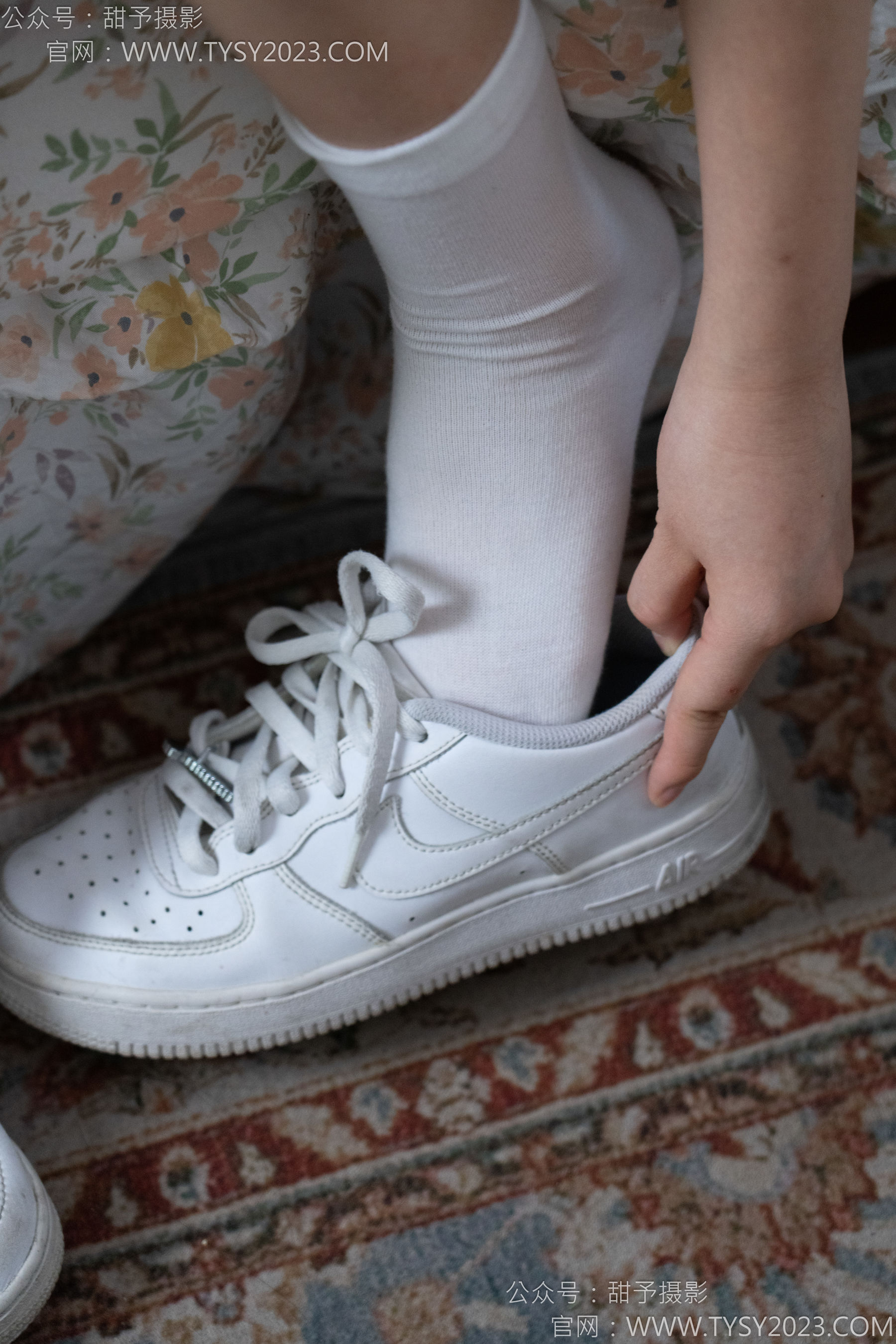 甜予摄影 No.138 土豆 - 板鞋、白棉袜、裸足/(136P)