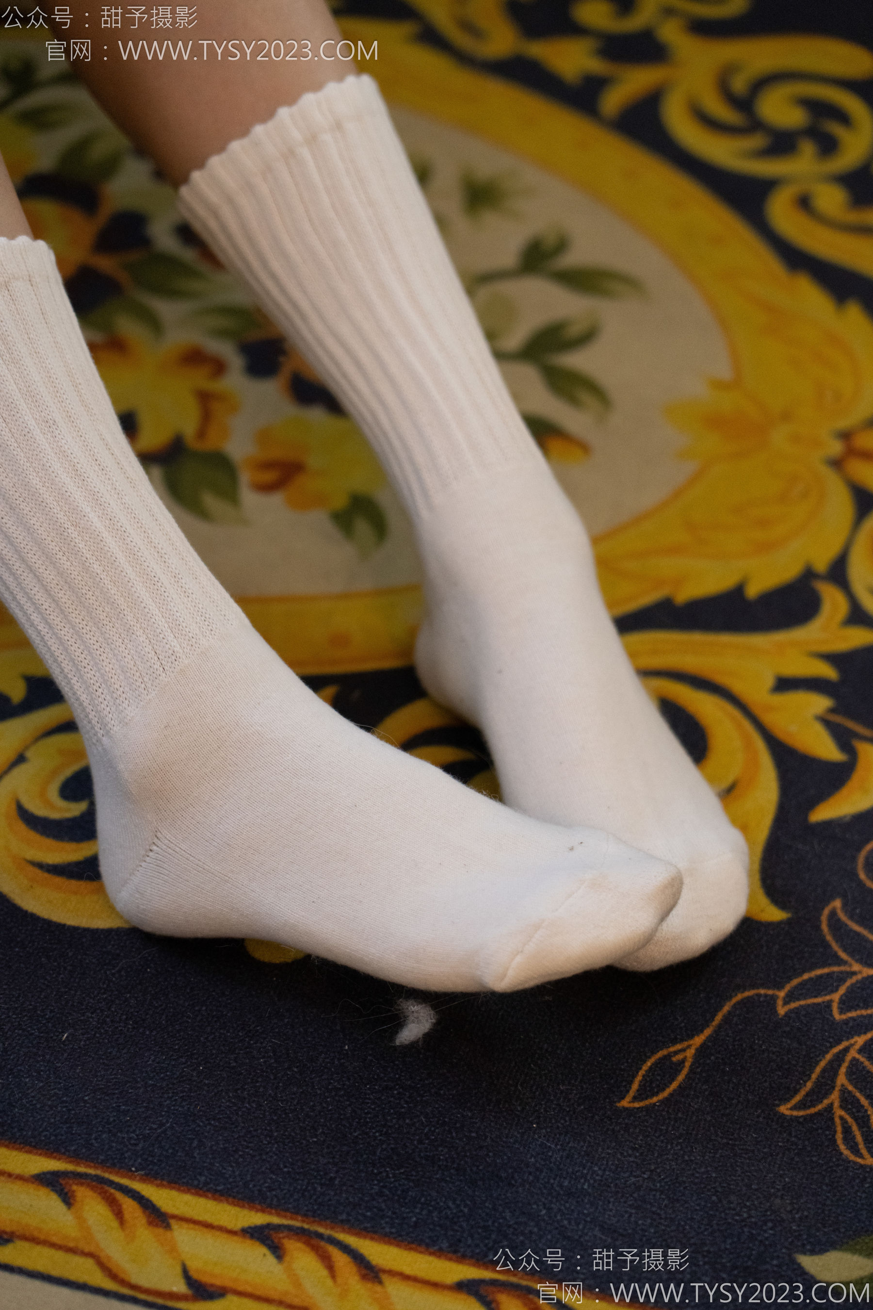 甜予摄影 NO.139 澜澜 - 皮鞋、白棉袜、裸足/(116P)