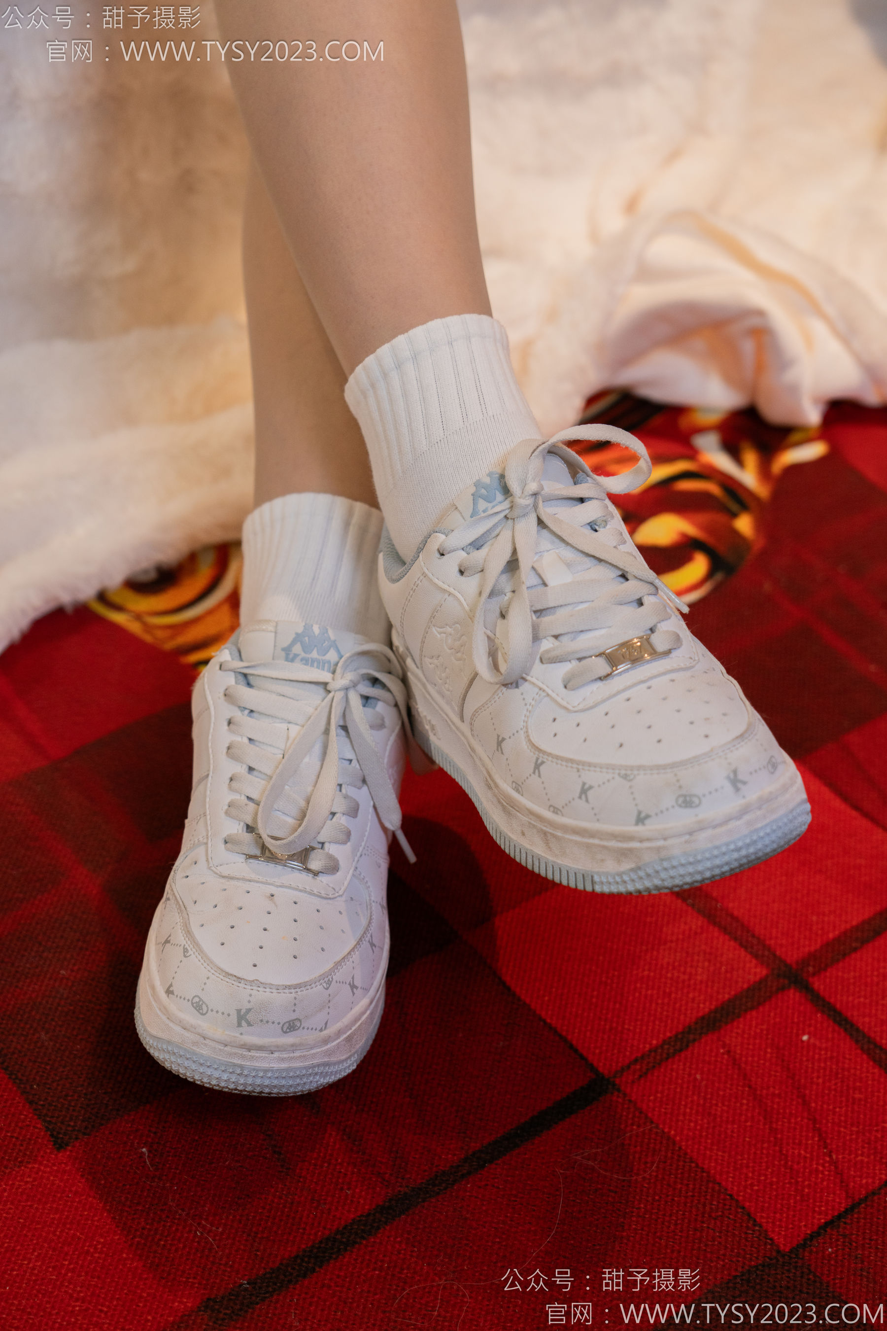 甜予摄影 No.131 璇璇 - 板鞋、白棉袜、薄肉丝/(131P)