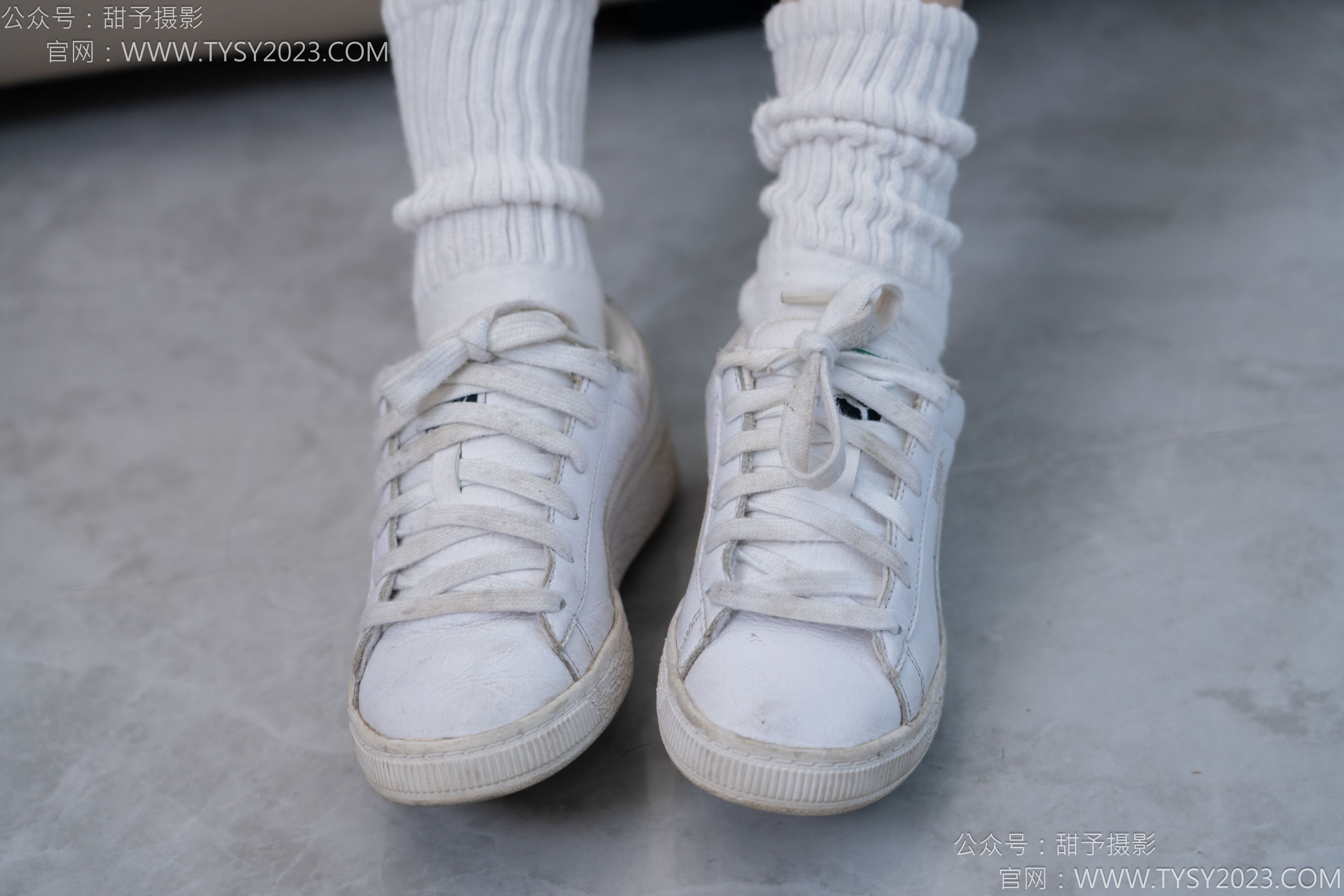 甜予摄影 No.137 澜澜 - 板鞋、白棉袜、薄肉丝/(140P)