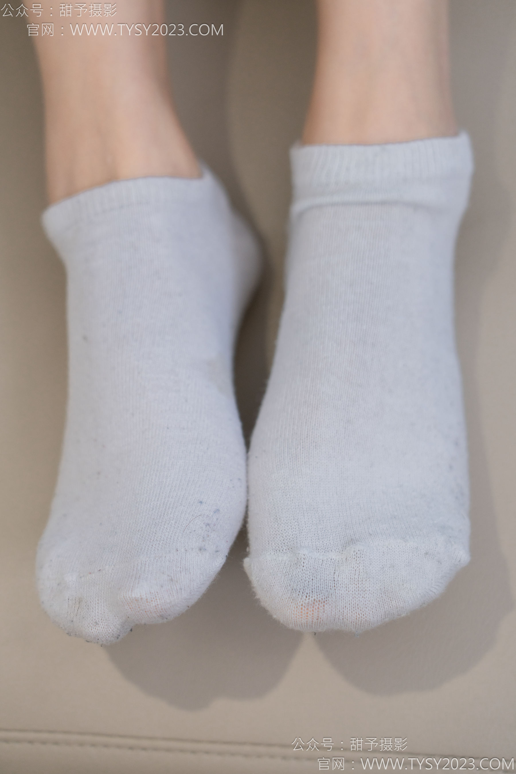 甜予摄影 No.130 澜澜 - 皮鞋、白棉袜、裸足、掉袜子剧情/(130P)