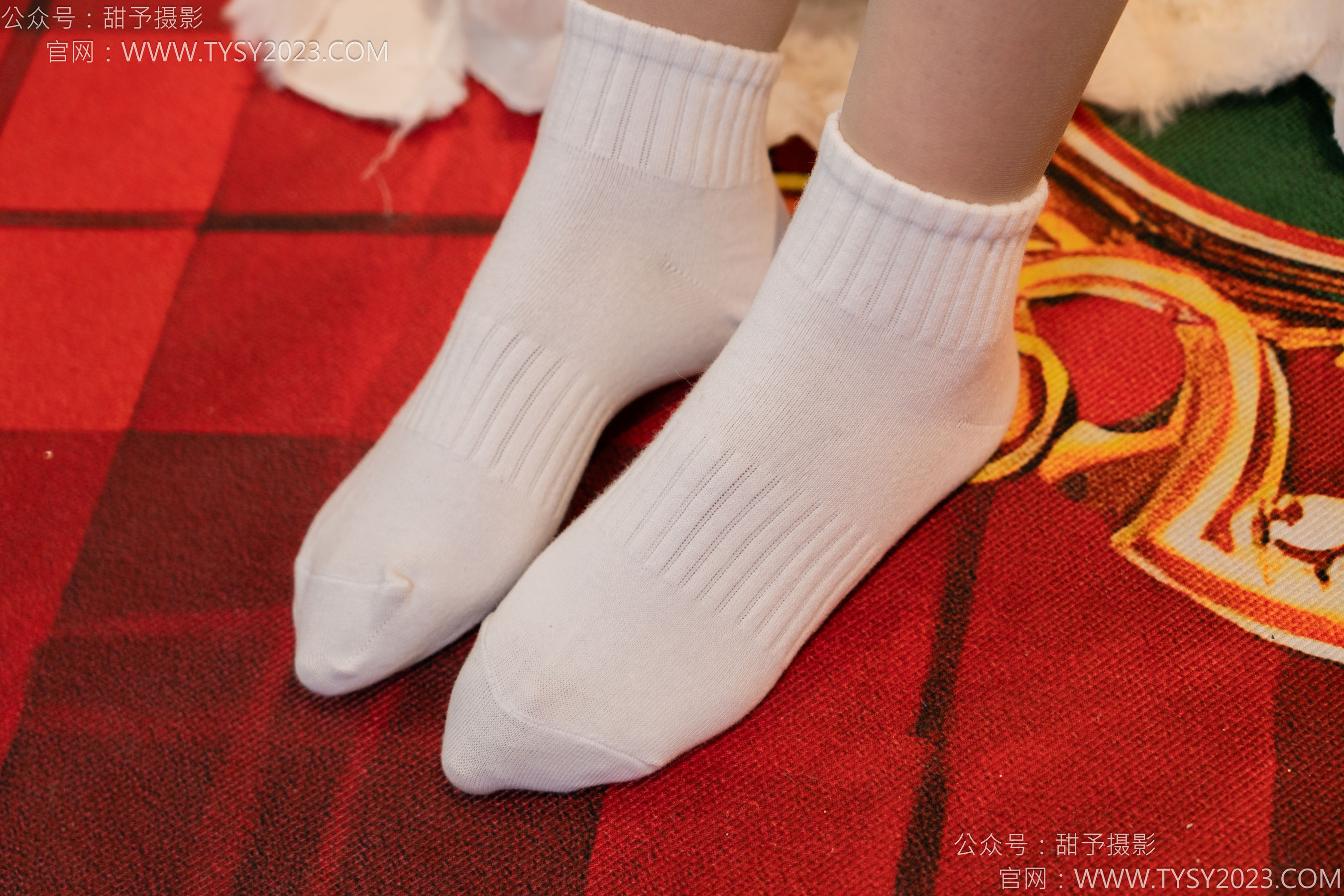 甜予摄影 No.131 璇璇 - 板鞋、白棉袜、薄肉丝/(131P)