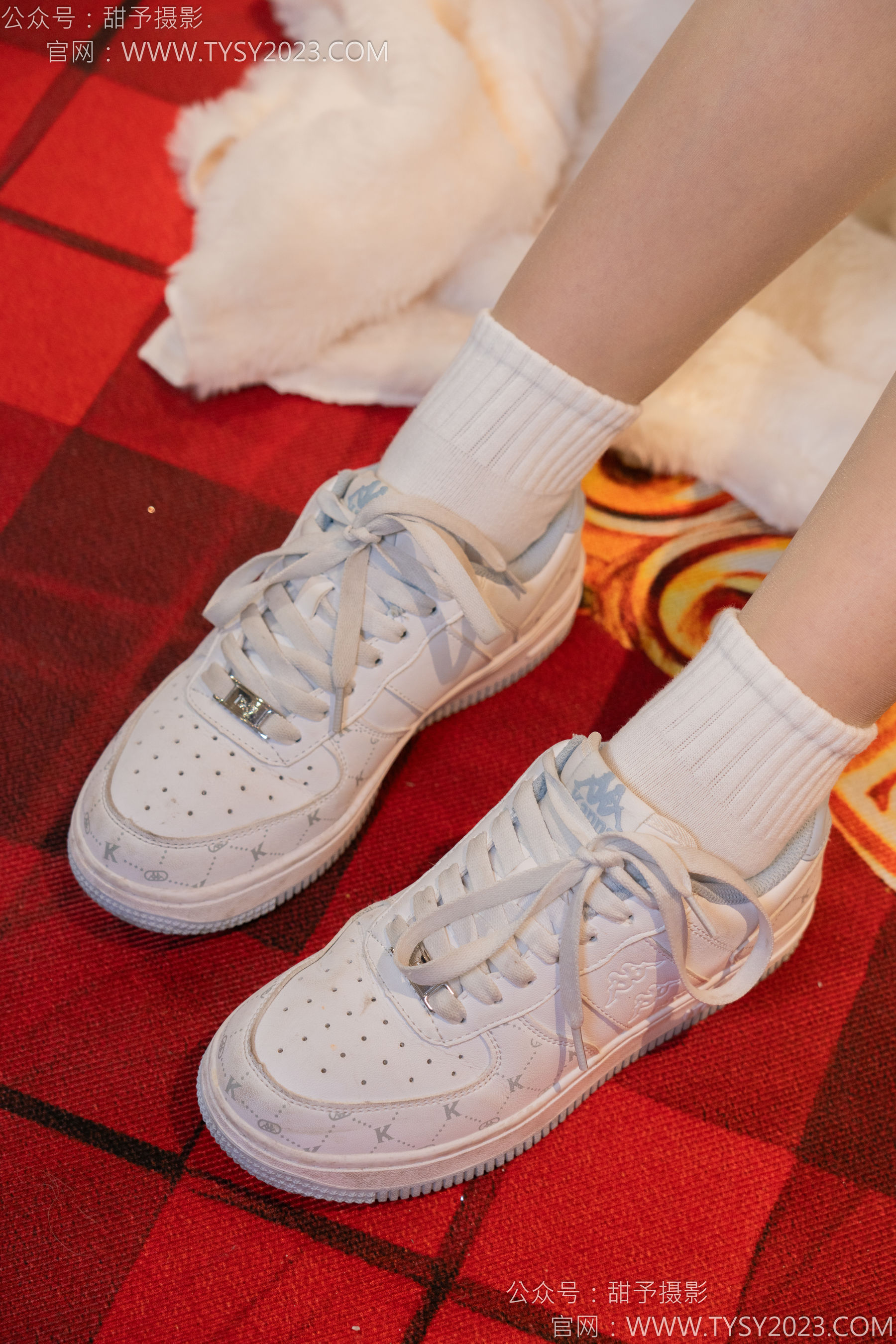 甜予摄影 No.131 璇璇 - 板鞋、白棉袜、薄肉丝/(131P)