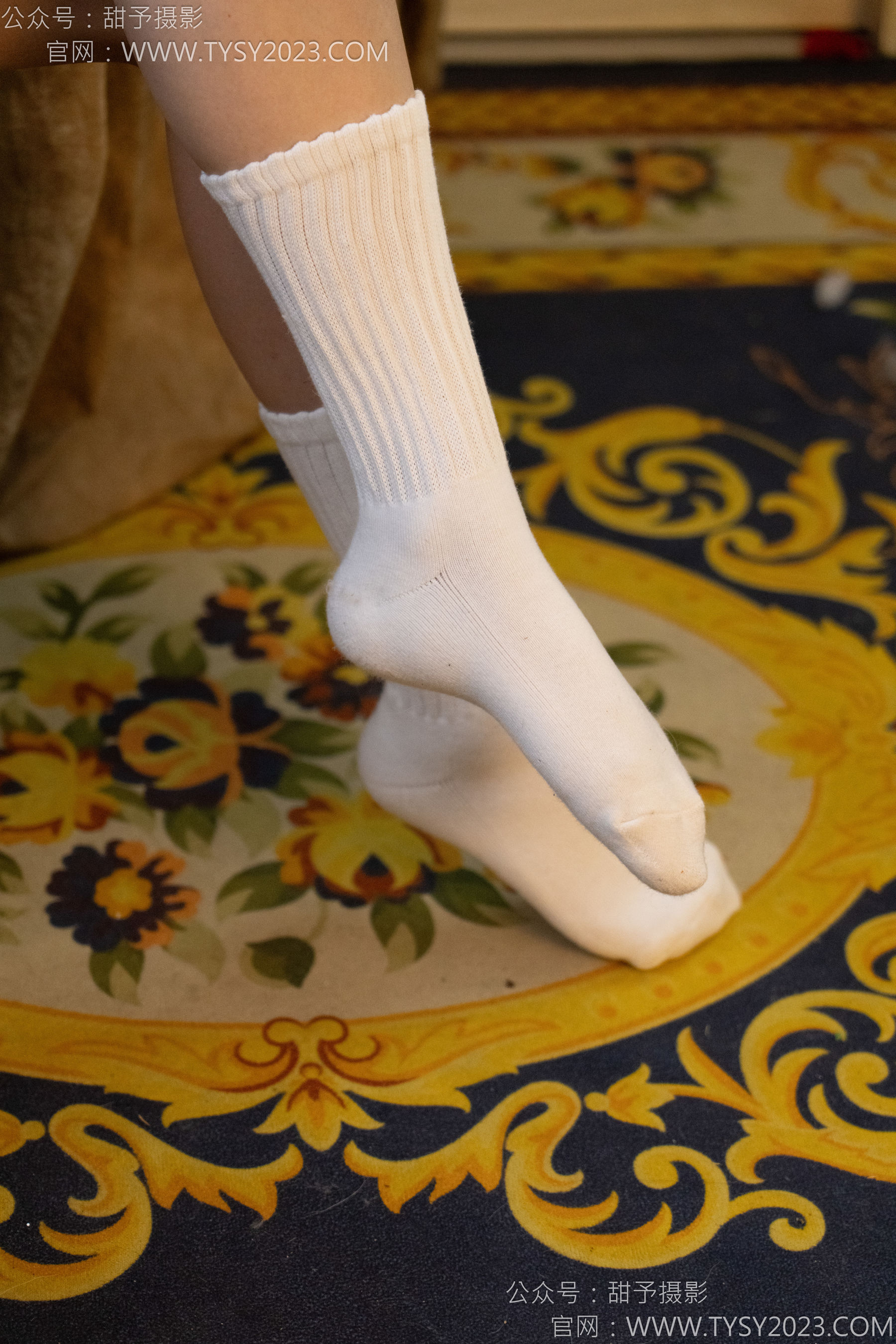甜予摄影 NO.139 澜澜 - 皮鞋、白棉袜、裸足/(116P)