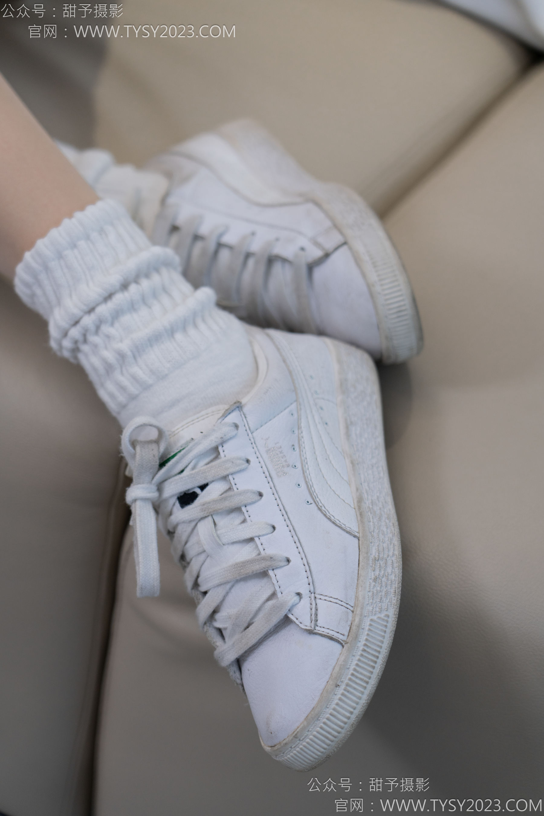 甜予摄影 No.137 澜澜 - 板鞋、白棉袜、薄肉丝/(140P)