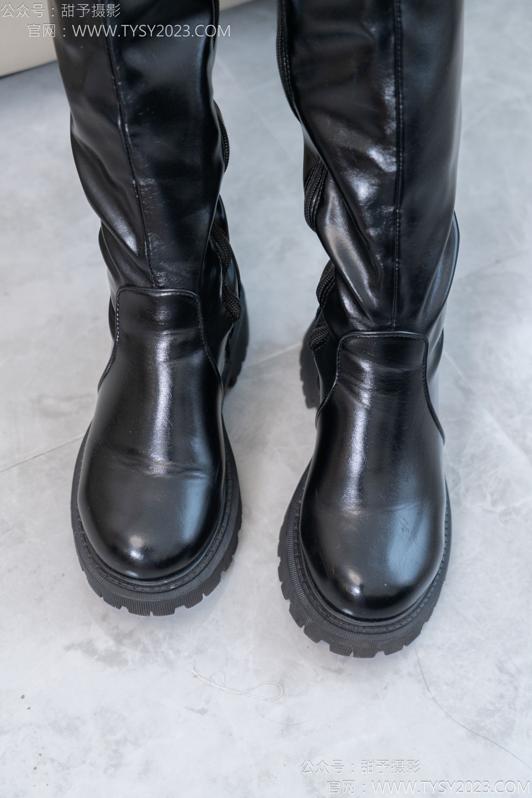 甜予摄影 No.133 梦梦 - 长靴、白棉袜、裸足/(135P)