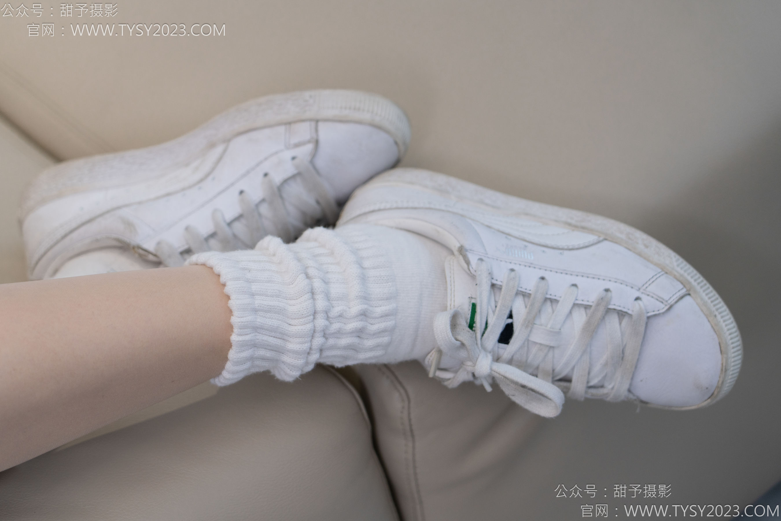 甜予摄影 No.137 澜澜 - 板鞋、白棉袜、薄肉丝/(140P)