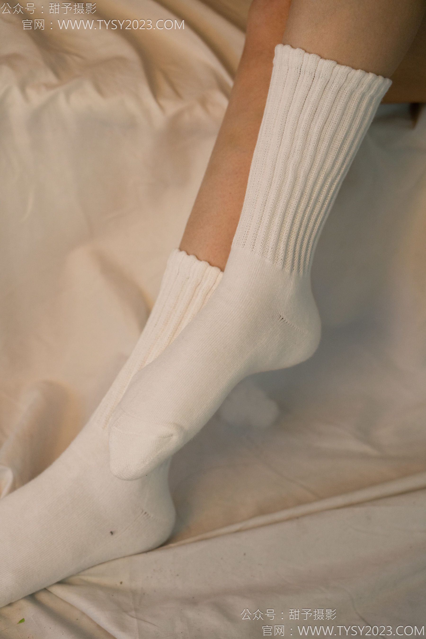 甜予摄影 NO.139 澜澜 - 皮鞋、白棉袜、裸足/(116P)