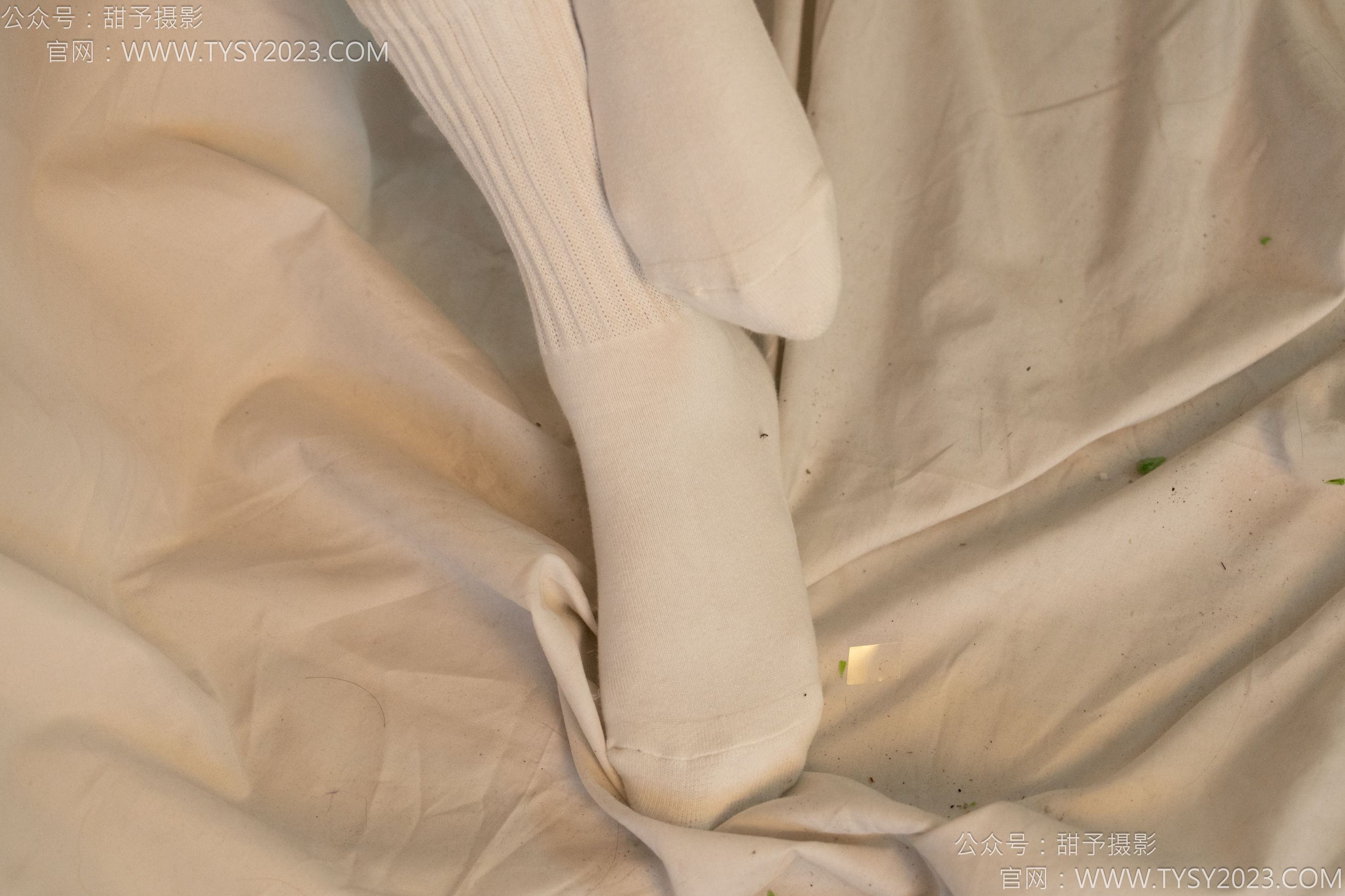 甜予摄影 NO.139 澜澜 - 皮鞋、白棉袜、裸足/(116P)