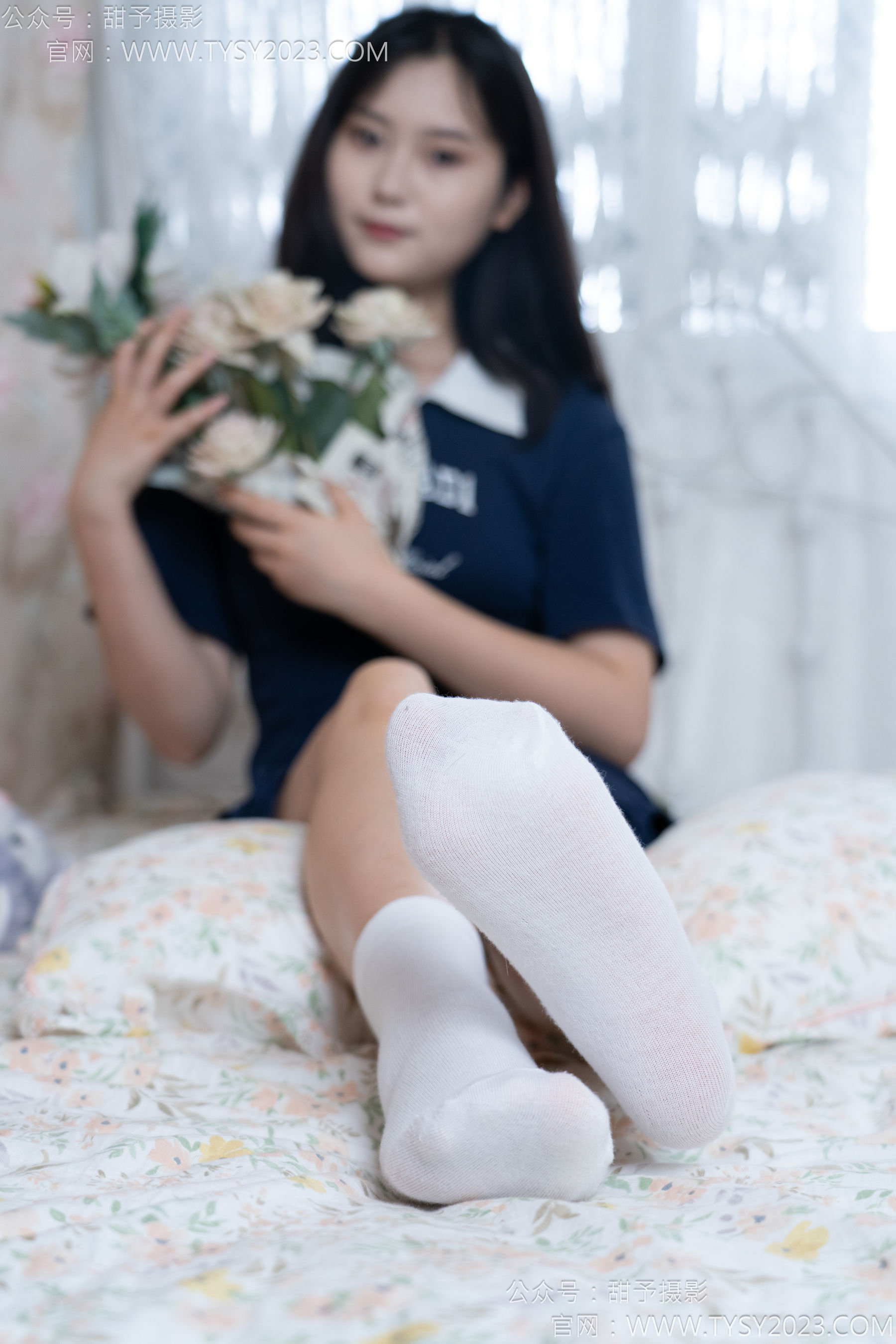 甜予摄影 No.138 土豆 - 板鞋、白棉袜、裸足/(136P)