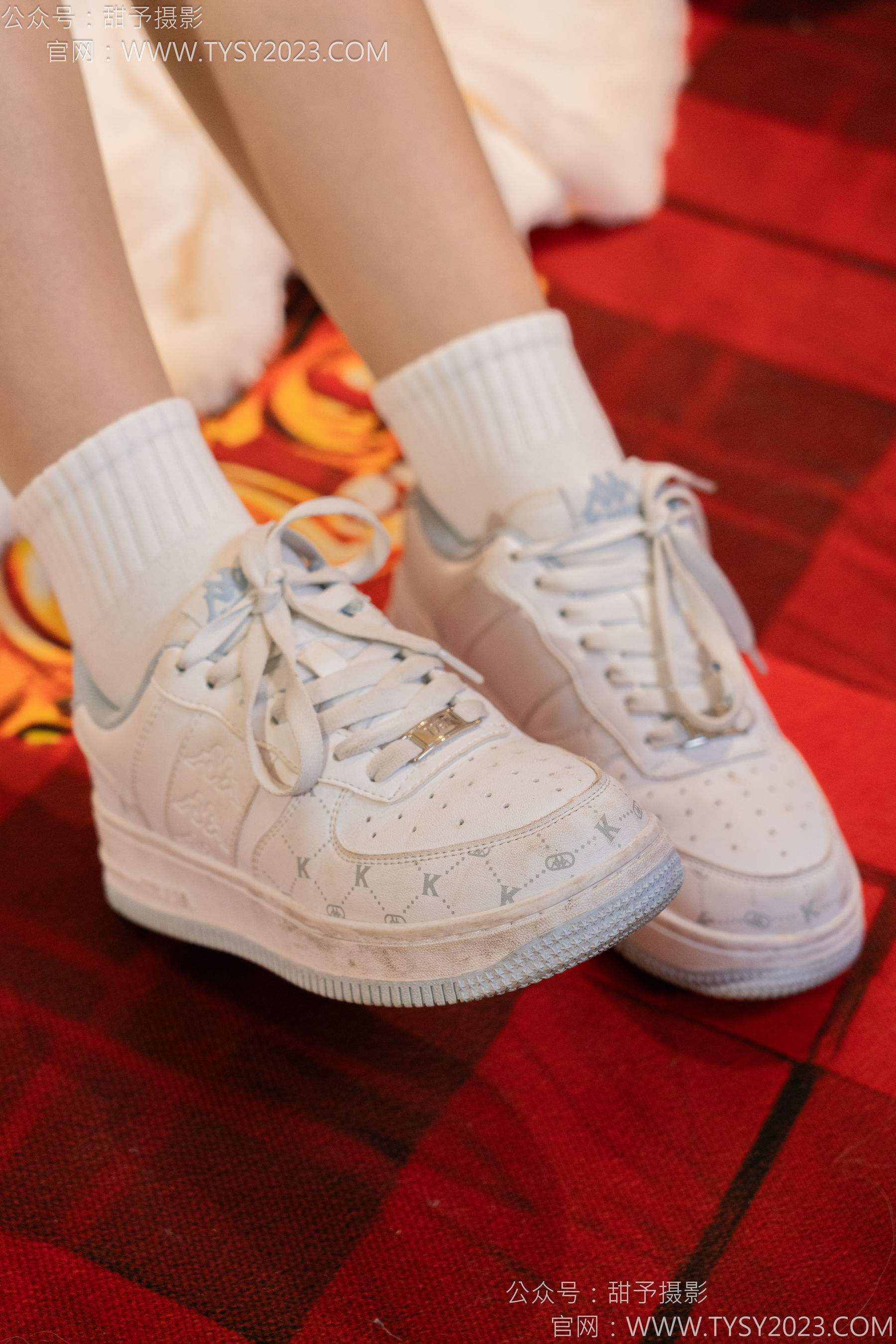 甜予摄影 No.131 璇璇 - 板鞋、白棉袜、薄肉丝/(131P)