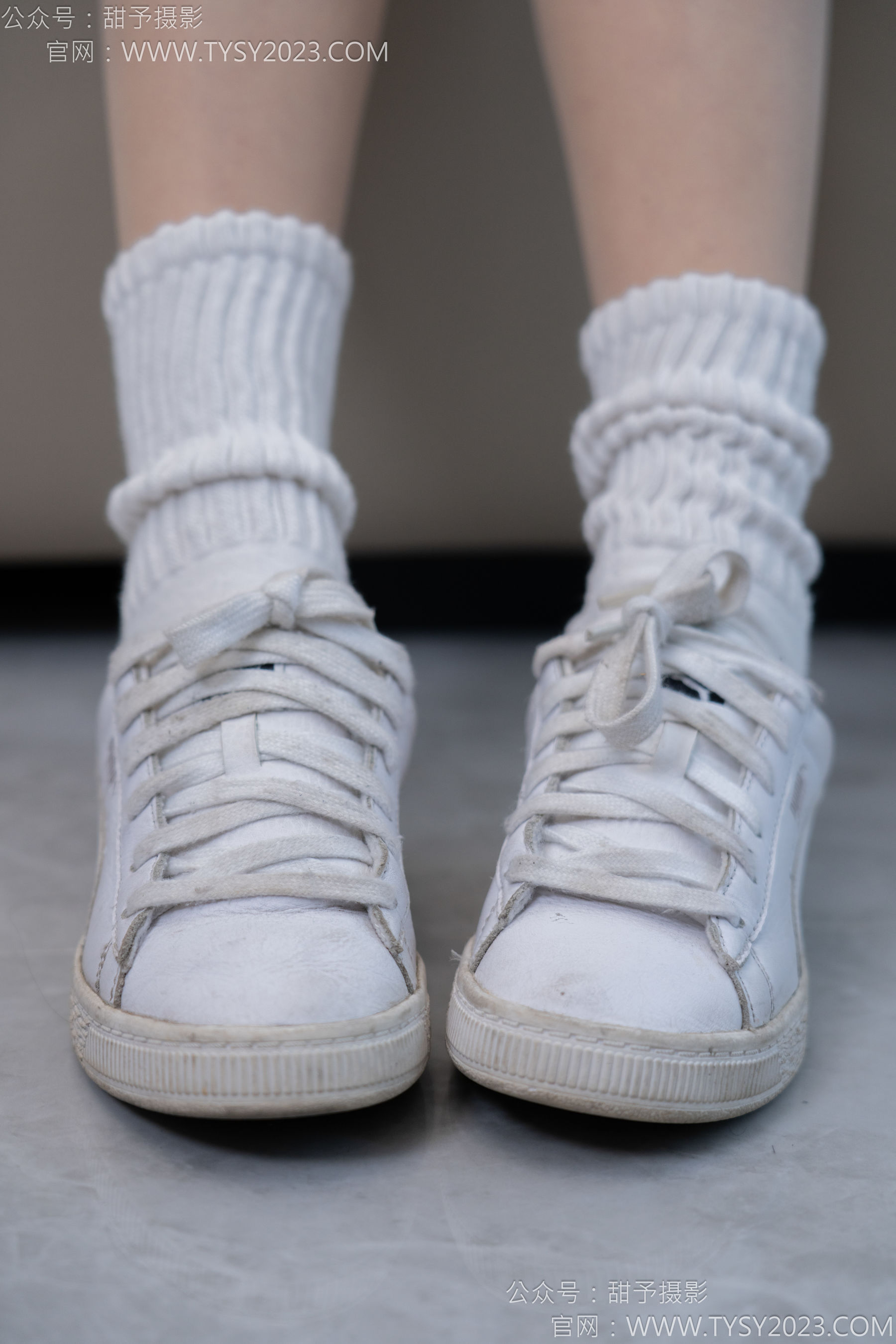 甜予摄影 No.137 澜澜 - 板鞋、白棉袜、薄肉丝/(140P)