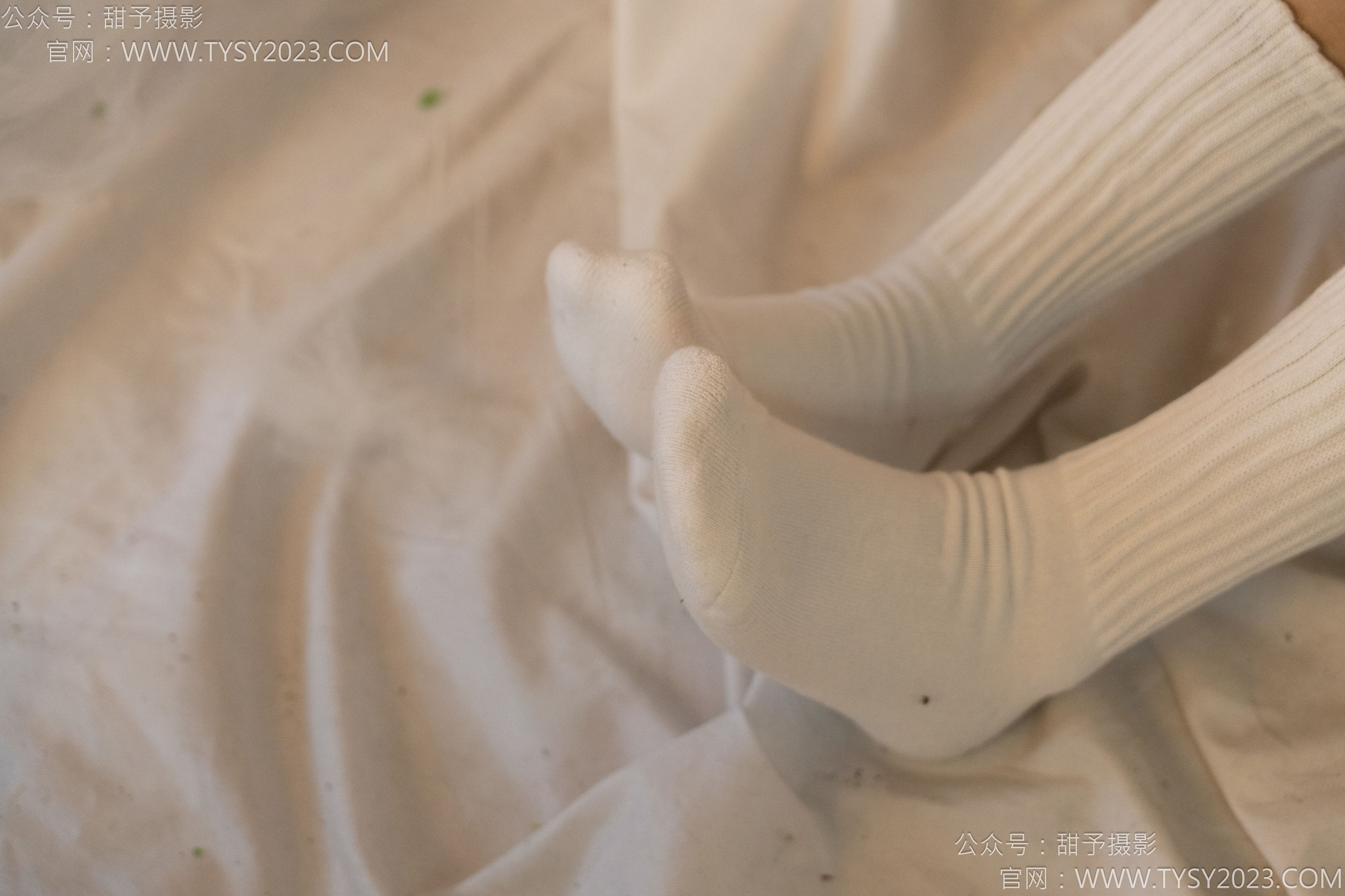 甜予摄影 NO.139 澜澜 - 皮鞋、白棉袜、裸足/(116P)