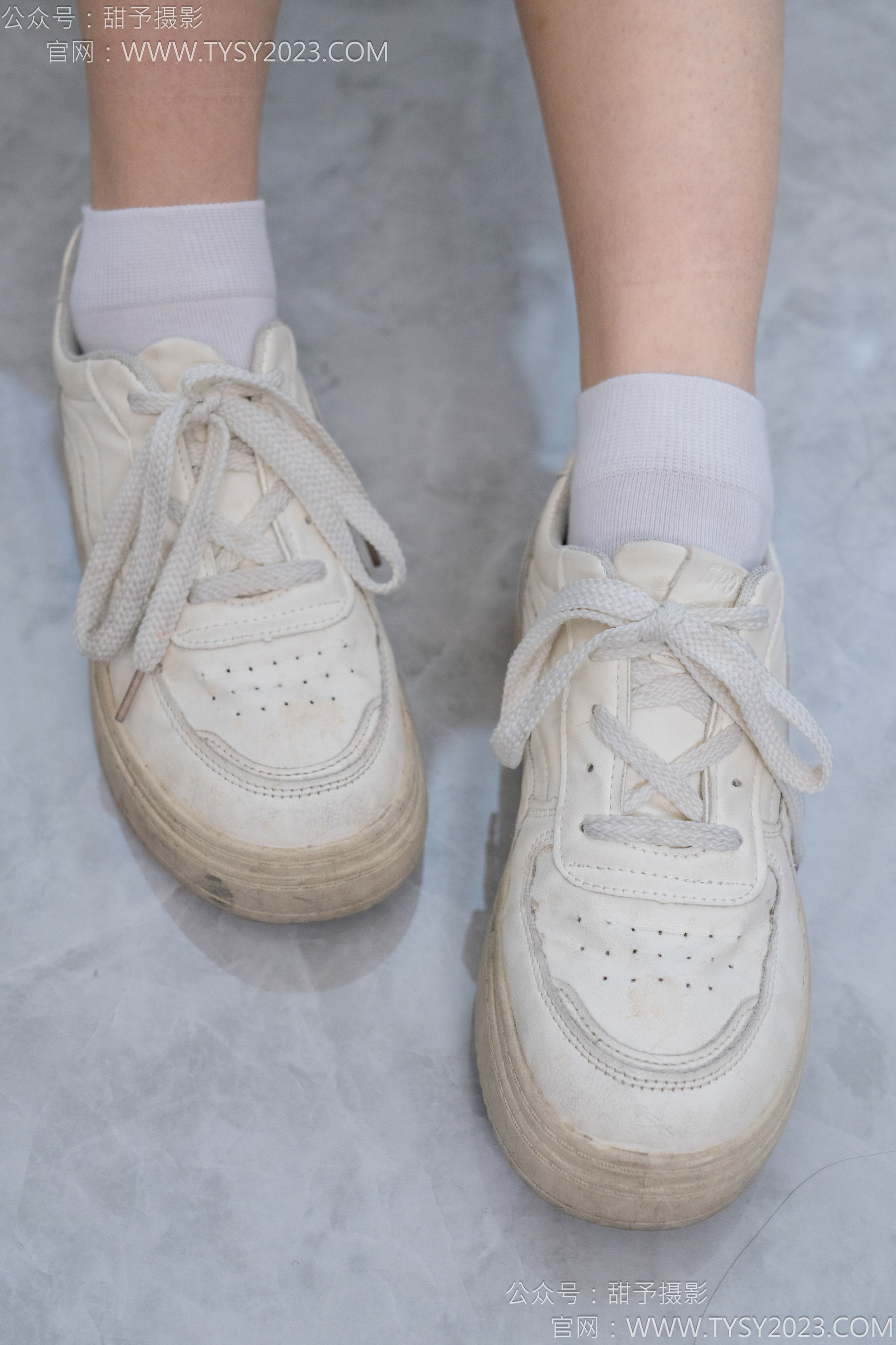 甜予摄影 No.126 诺诺 - 板鞋、白棉袜、裸足/(133P)