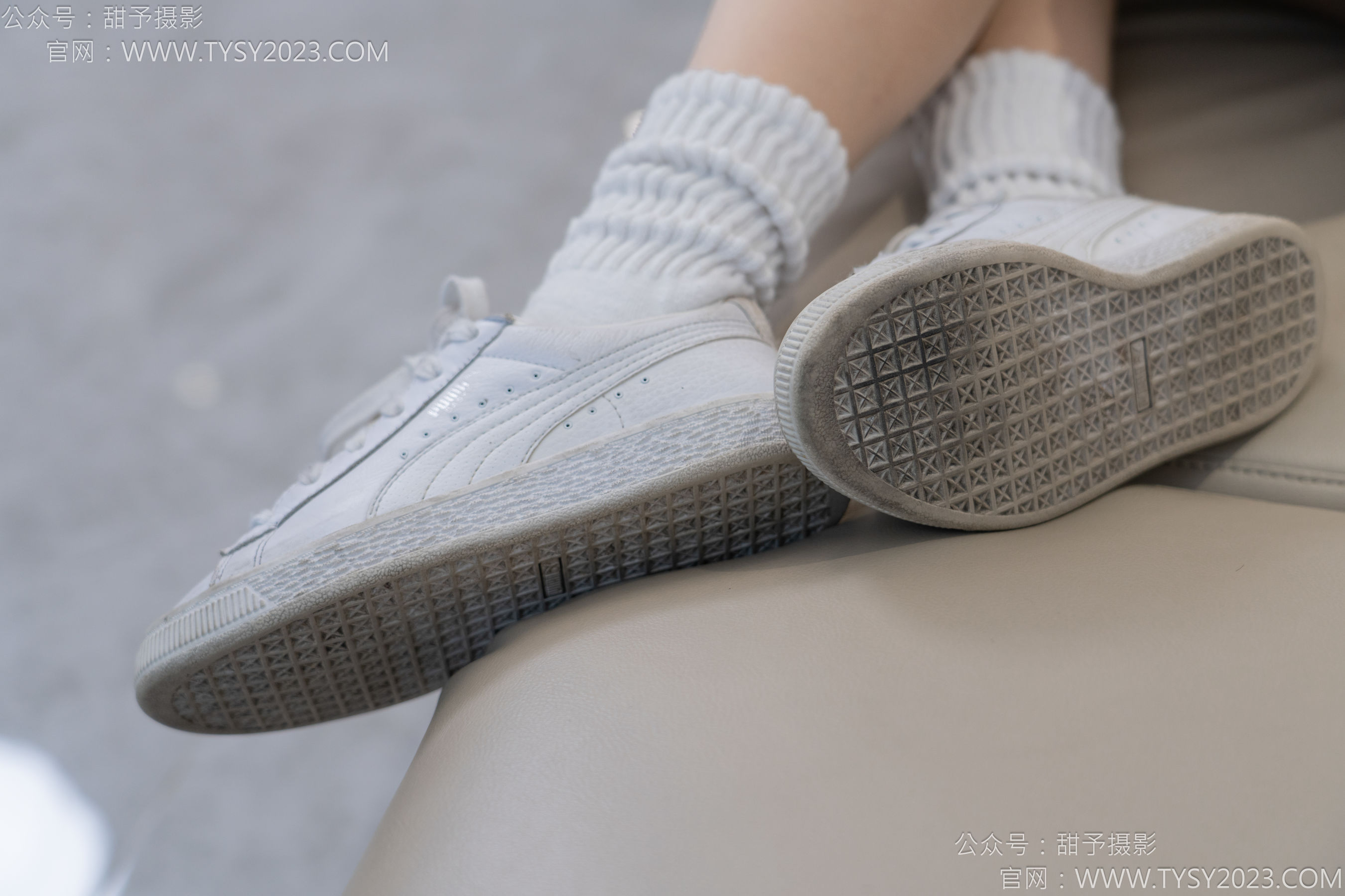 甜予摄影 No.137 澜澜 - 板鞋、白棉袜、薄肉丝/(140P)