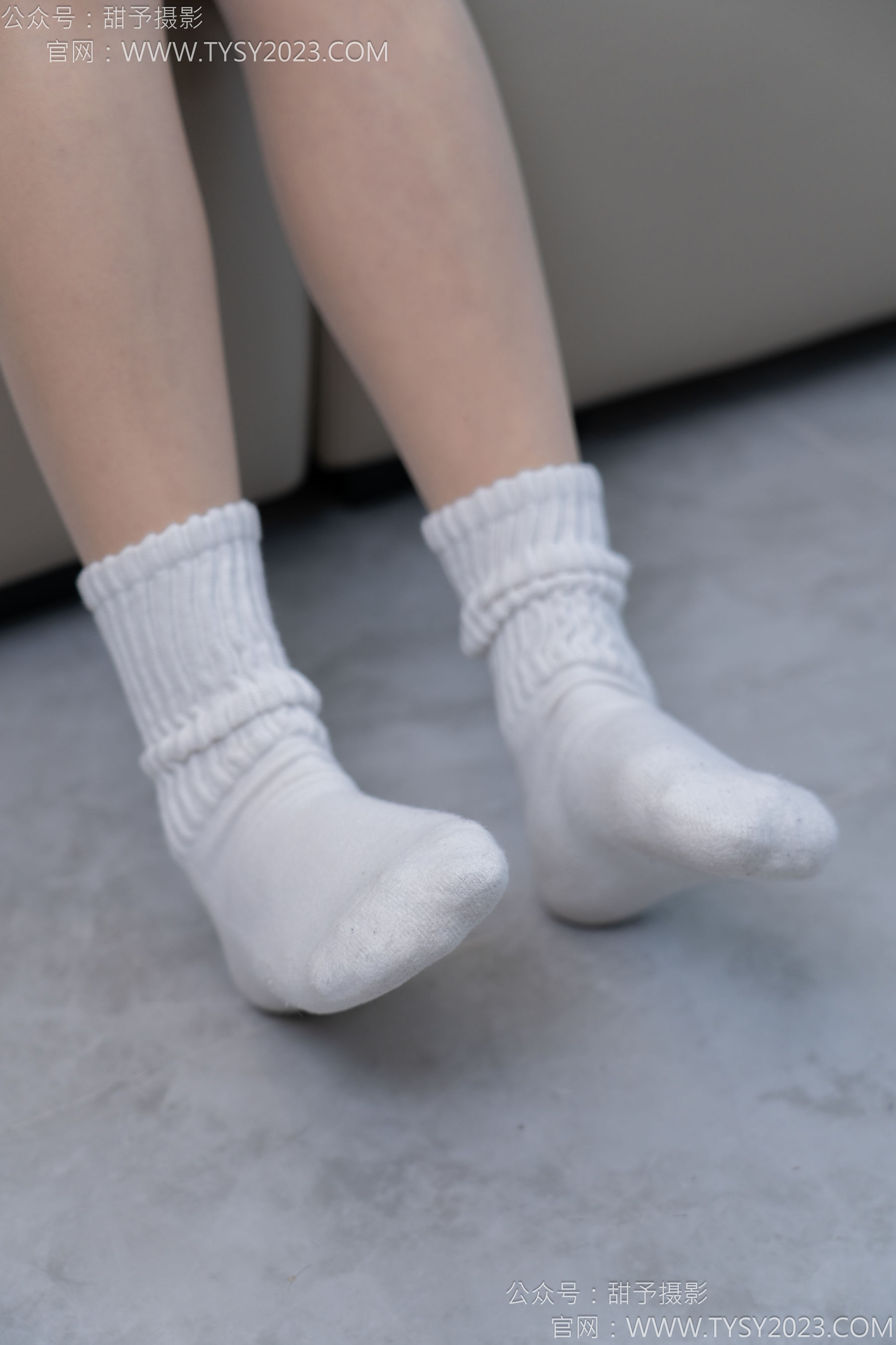甜予摄影 No.137 澜澜 - 板鞋、白棉袜、薄肉丝/(140P)