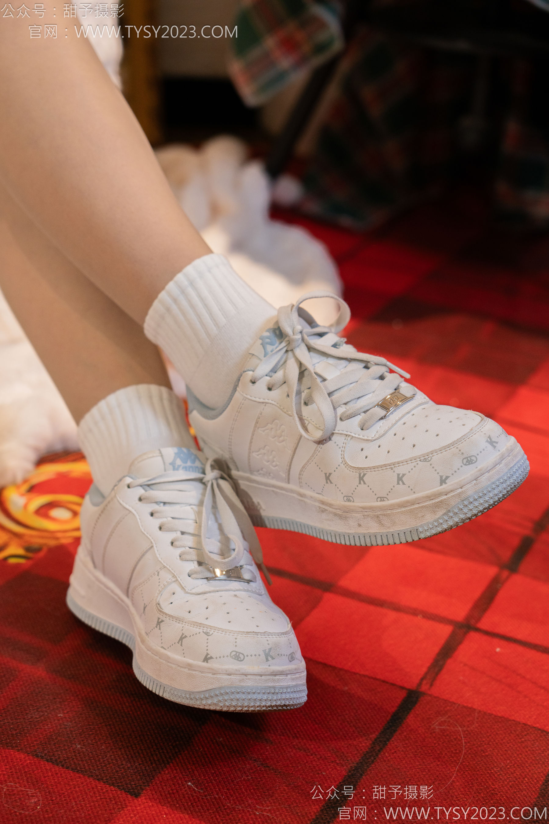 甜予摄影 No.131 璇璇 - 板鞋、白棉袜、薄肉丝/(131P)