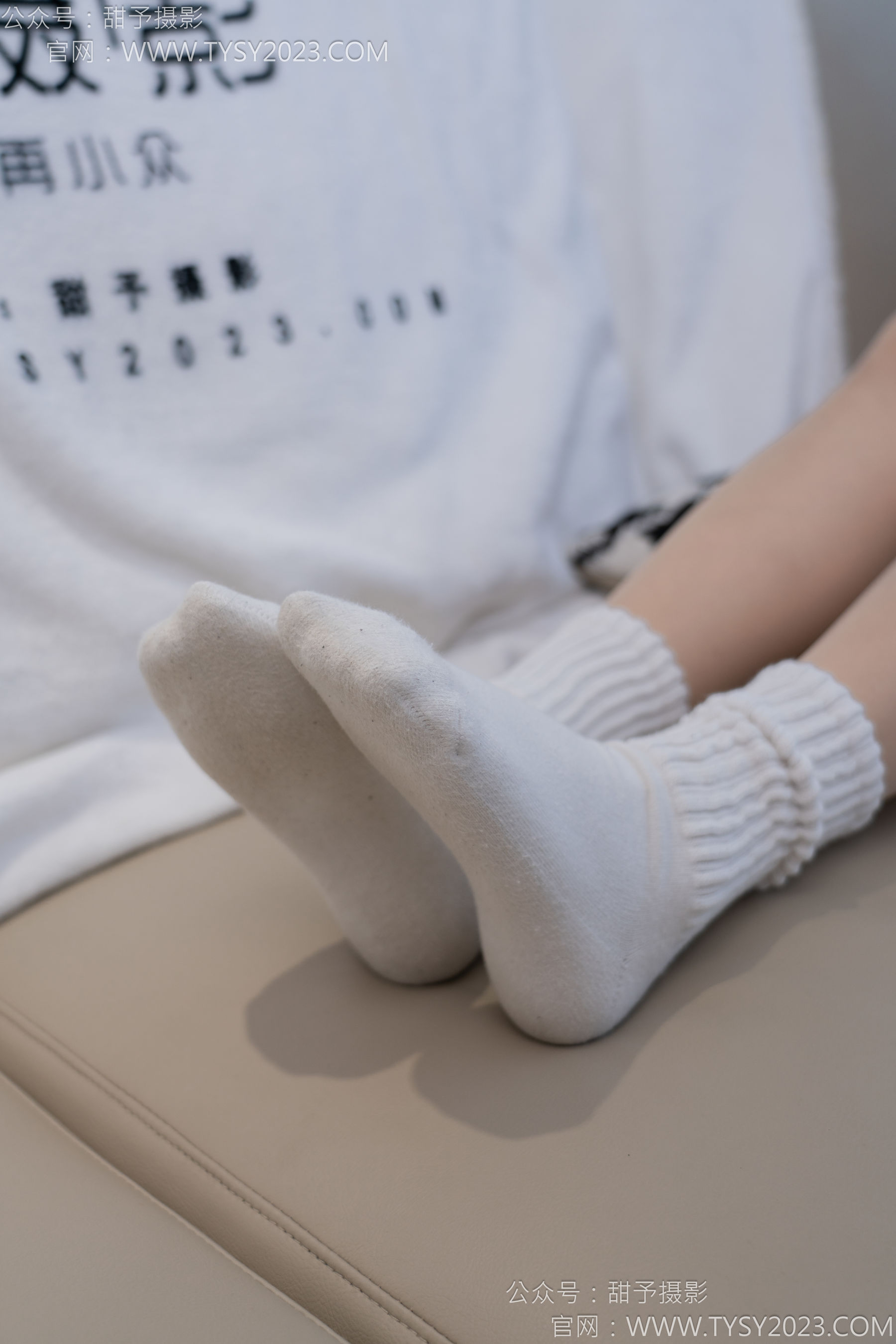 甜予摄影 No.137 澜澜 - 板鞋、白棉袜、薄肉丝/(140P)