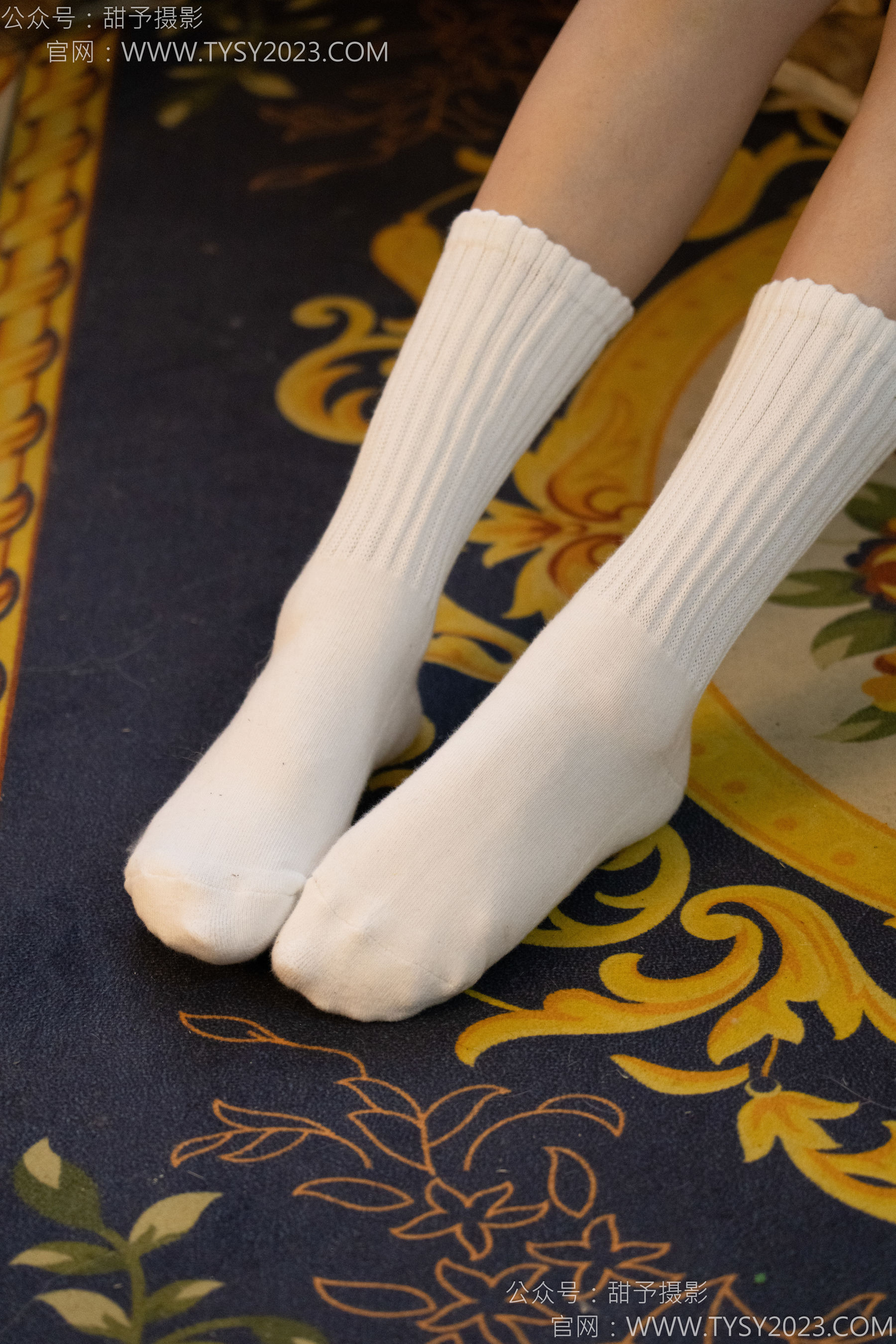 甜予摄影 NO.139 澜澜 - 皮鞋、白棉袜、裸足/(116P)