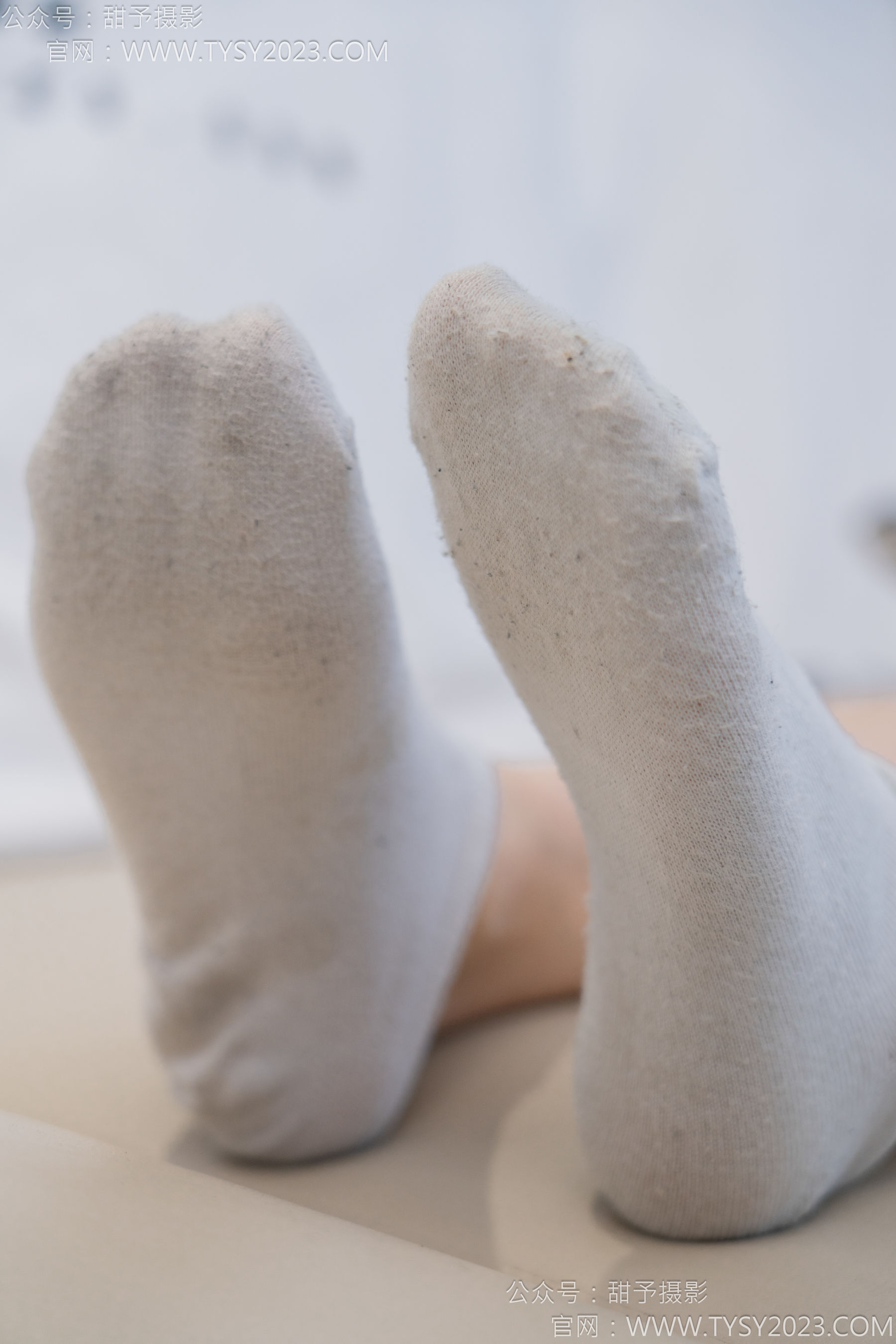 甜予摄影 No.130 澜澜 - 皮鞋、白棉袜、裸足、掉袜子剧情/(130P)