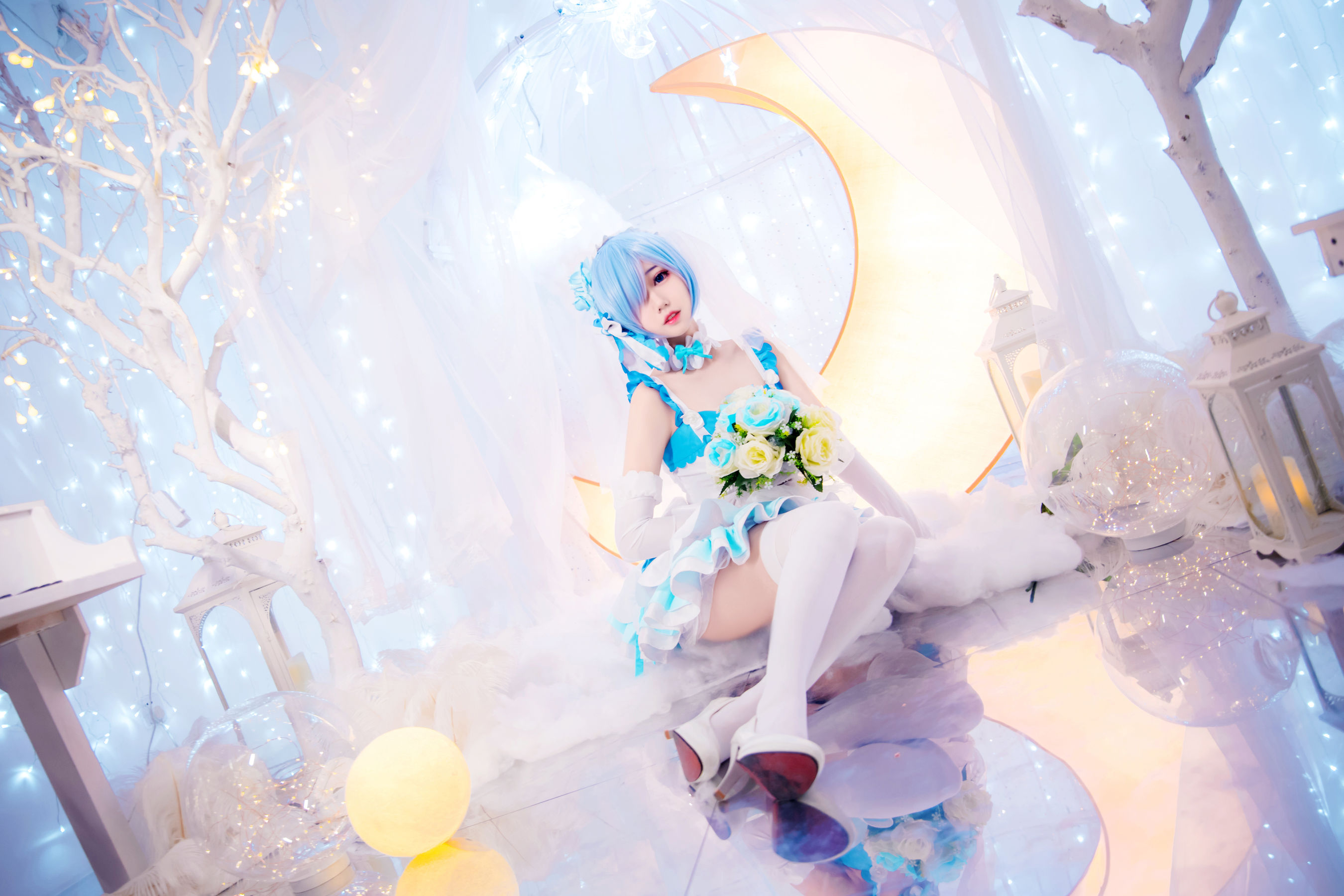 猫君君MaoJun - 蕾姆花嫁/(38P)