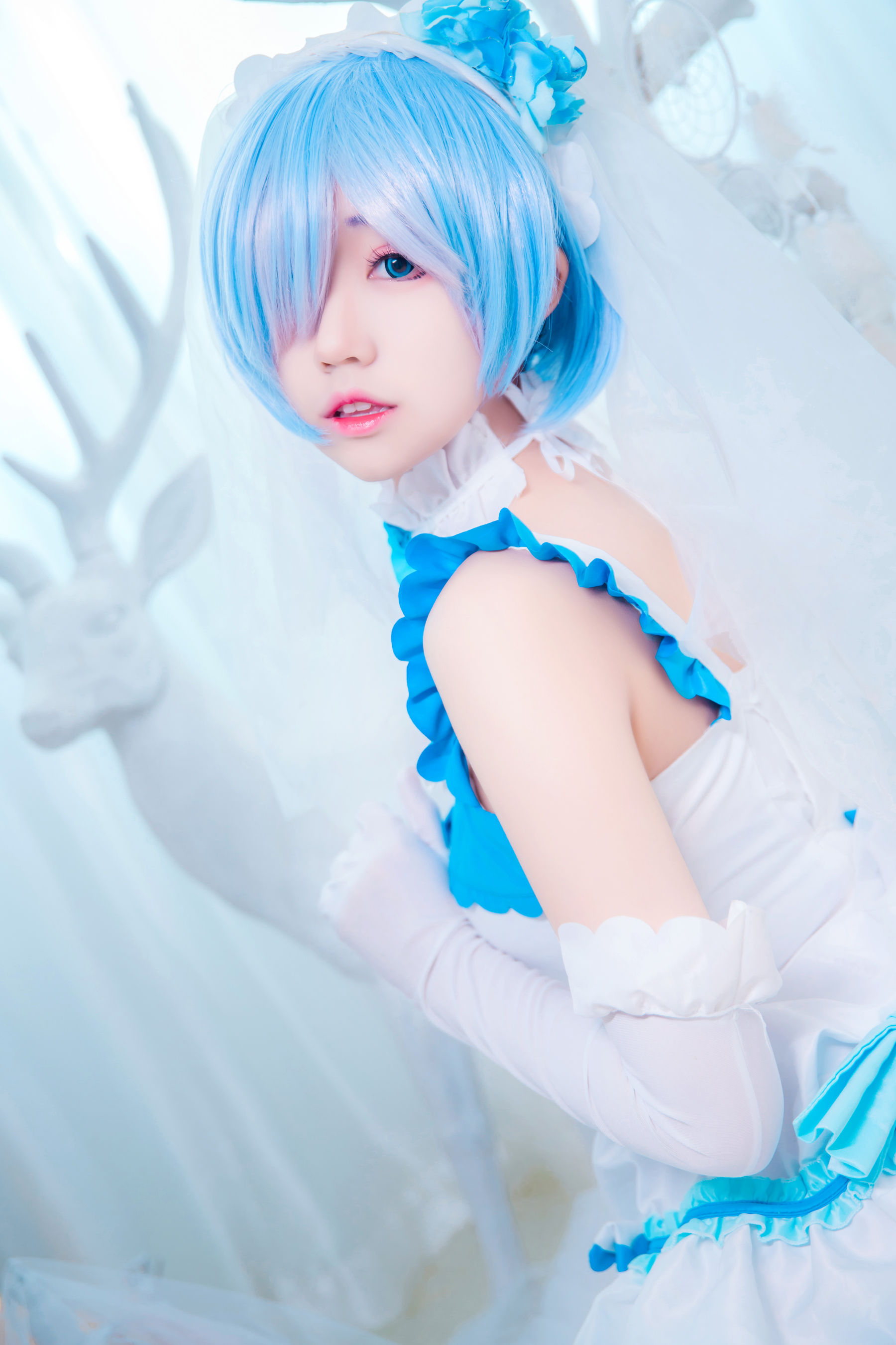 猫君君MaoJun - 蕾姆花嫁/(38P)