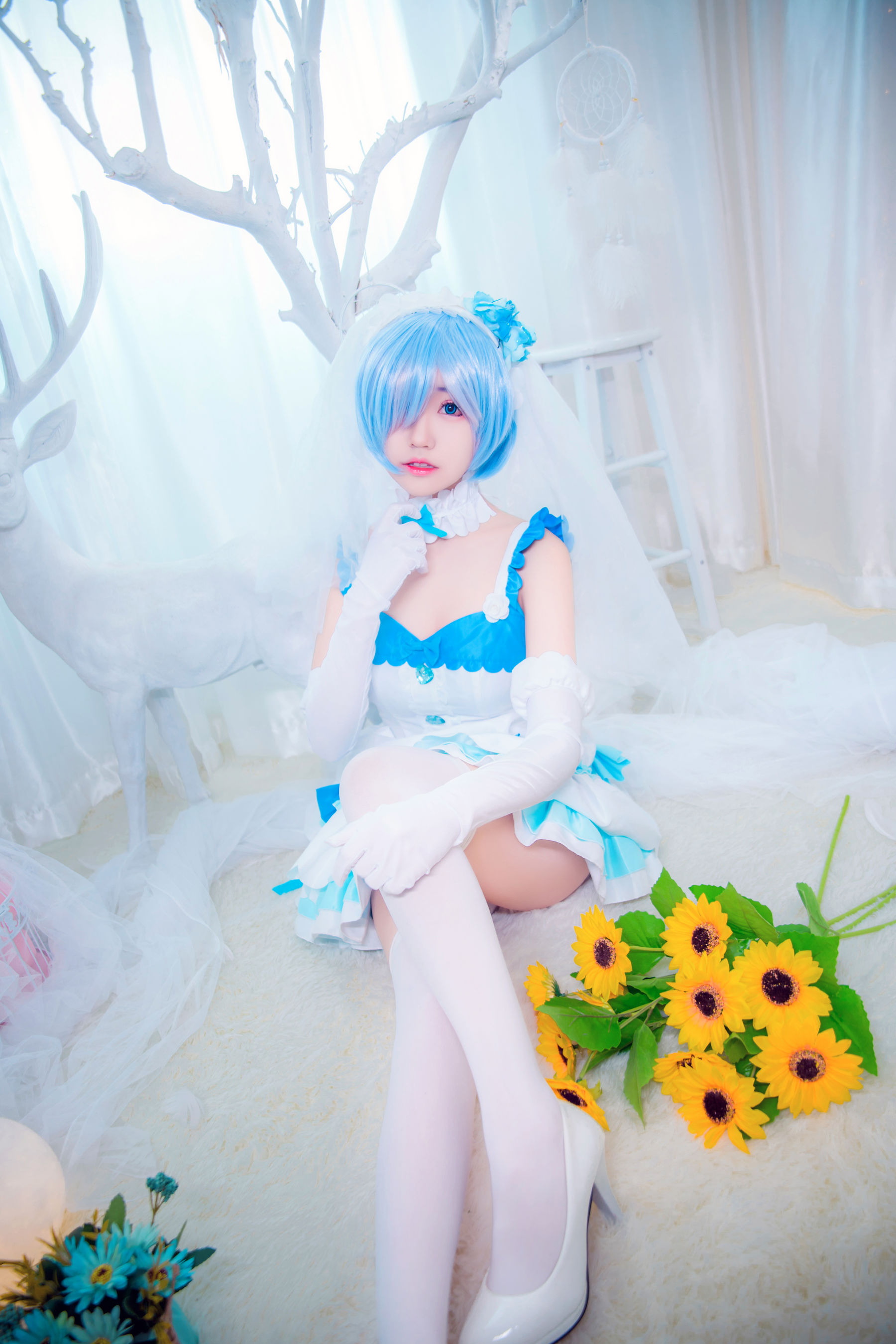 猫君君MaoJun - 蕾姆花嫁/(38P)